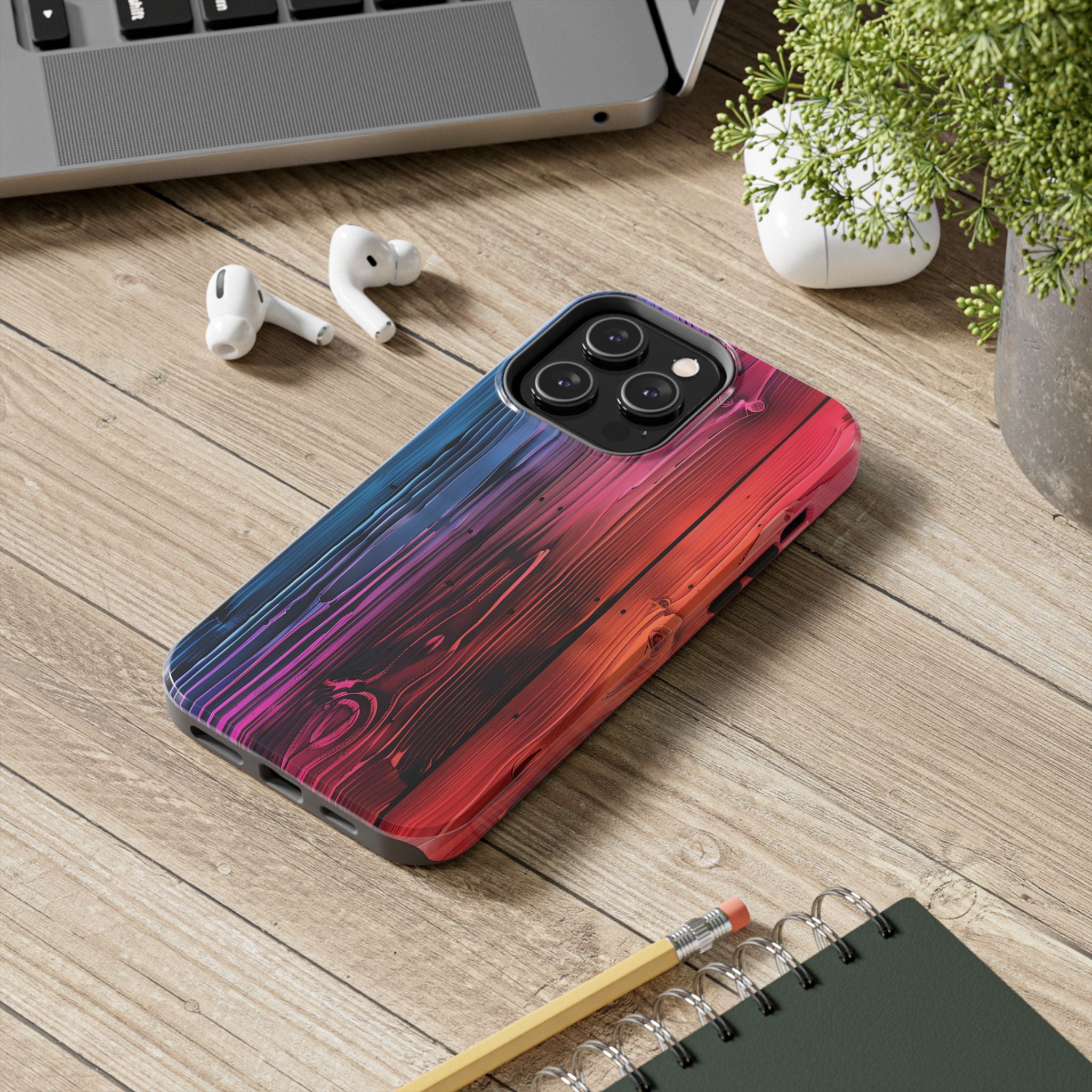 disco-neon-tough-iphone-cases-wood-grain-texture-iphone-case-cover-protective-iphone-shell-unique-iphone-accessories-iphone-1