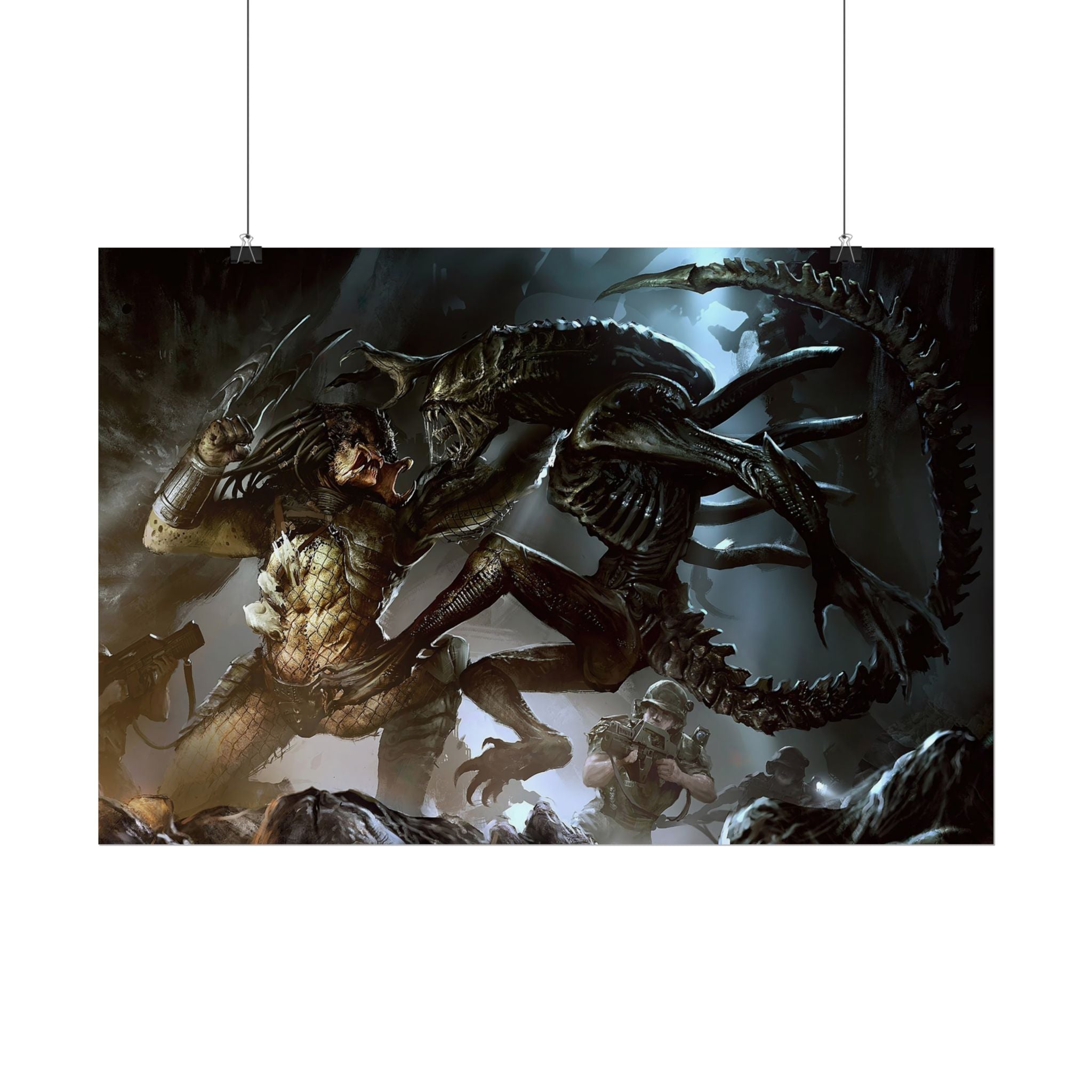 predator-alien-poster-print-xenomorph-si-fi-home-decor-movie-poster-pretador-fantasy-art