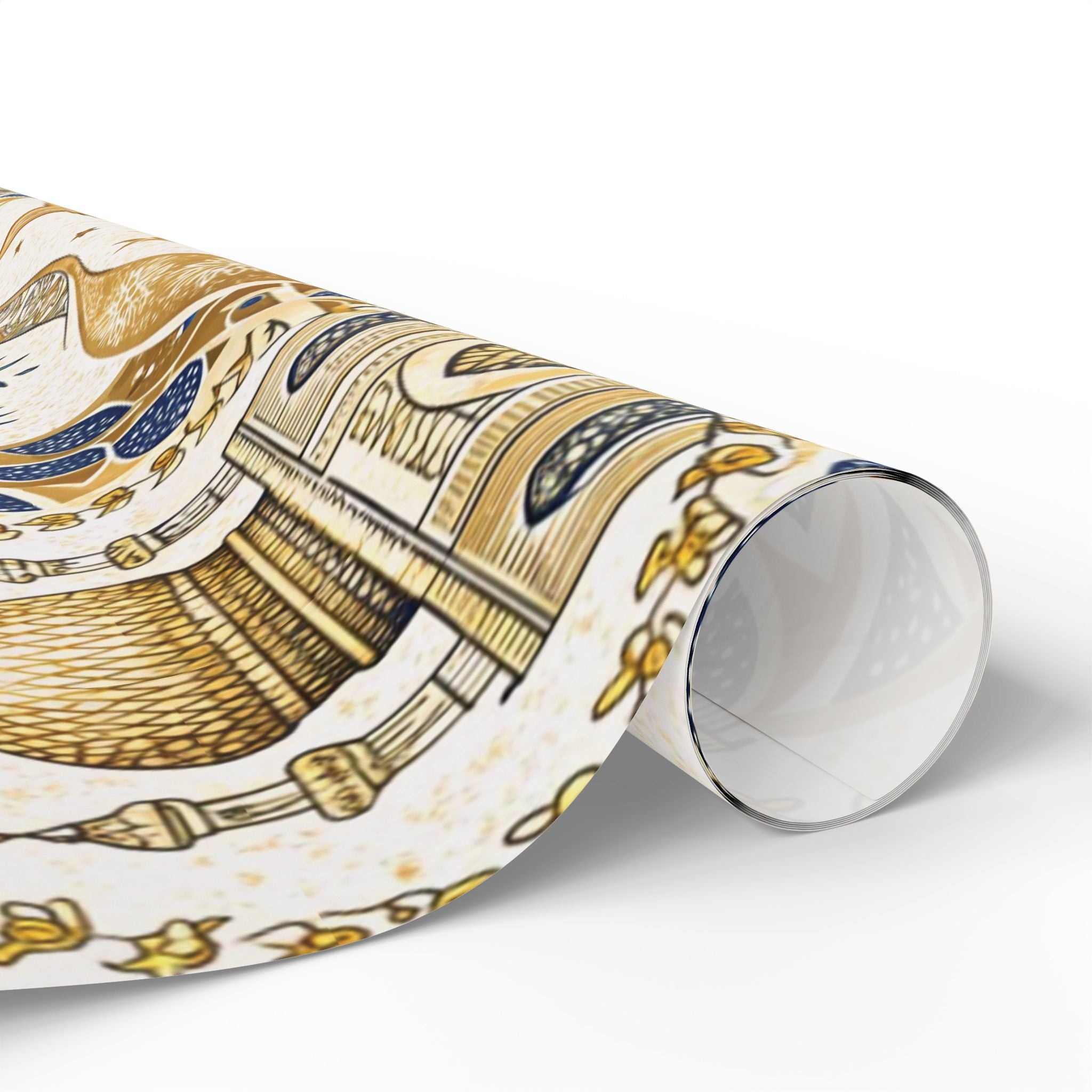 ramadan-night-wrapping-papers-islamic-crescent-moon-gift-wrap-mosque-silhouette-eid-holiday-supplies-festive-present-packagin