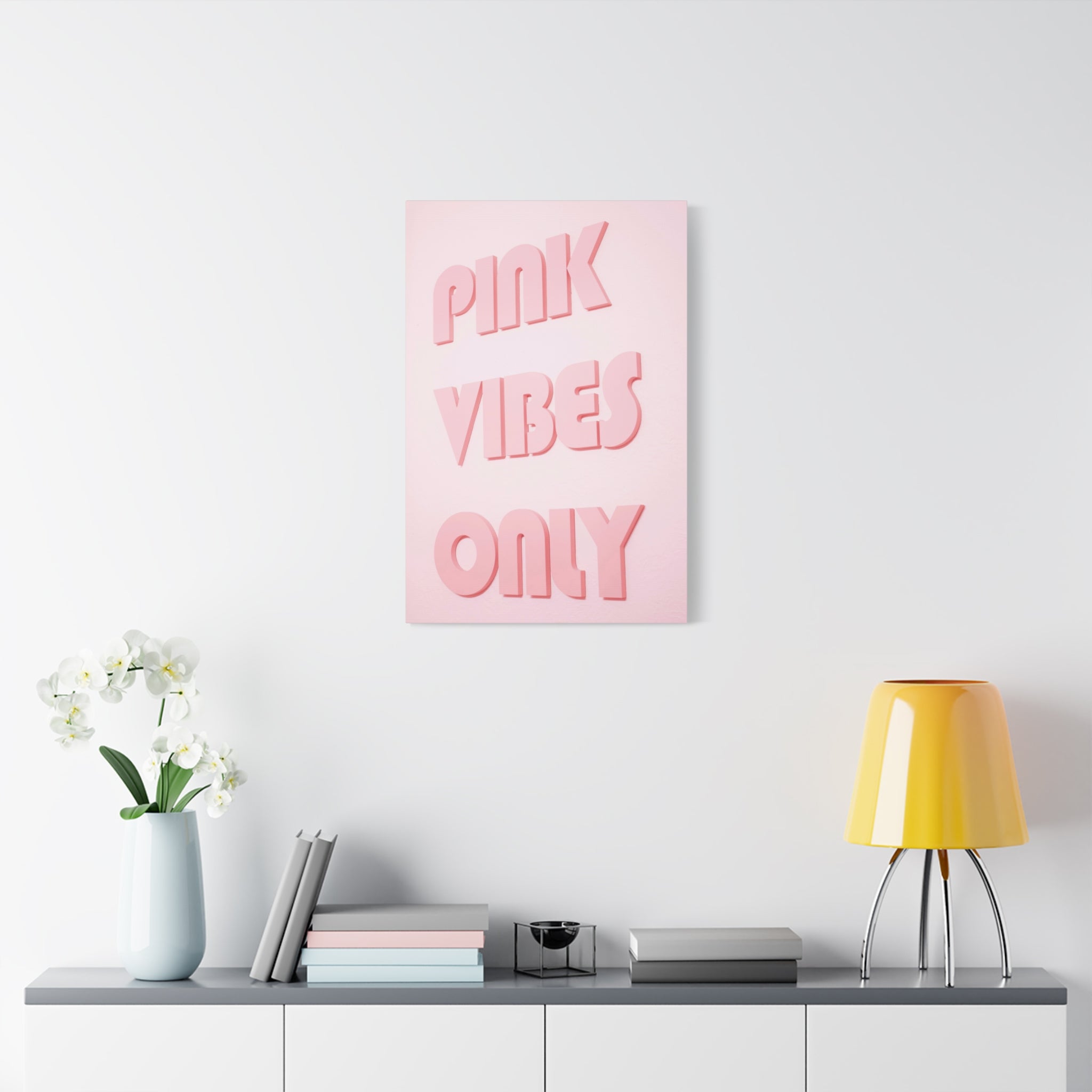 canvas-print-pink-vibes-only-pink-wall-art-aesthetic-wall-art-quote-home-office-decor-retro-wall-decor-pink-print-living-room