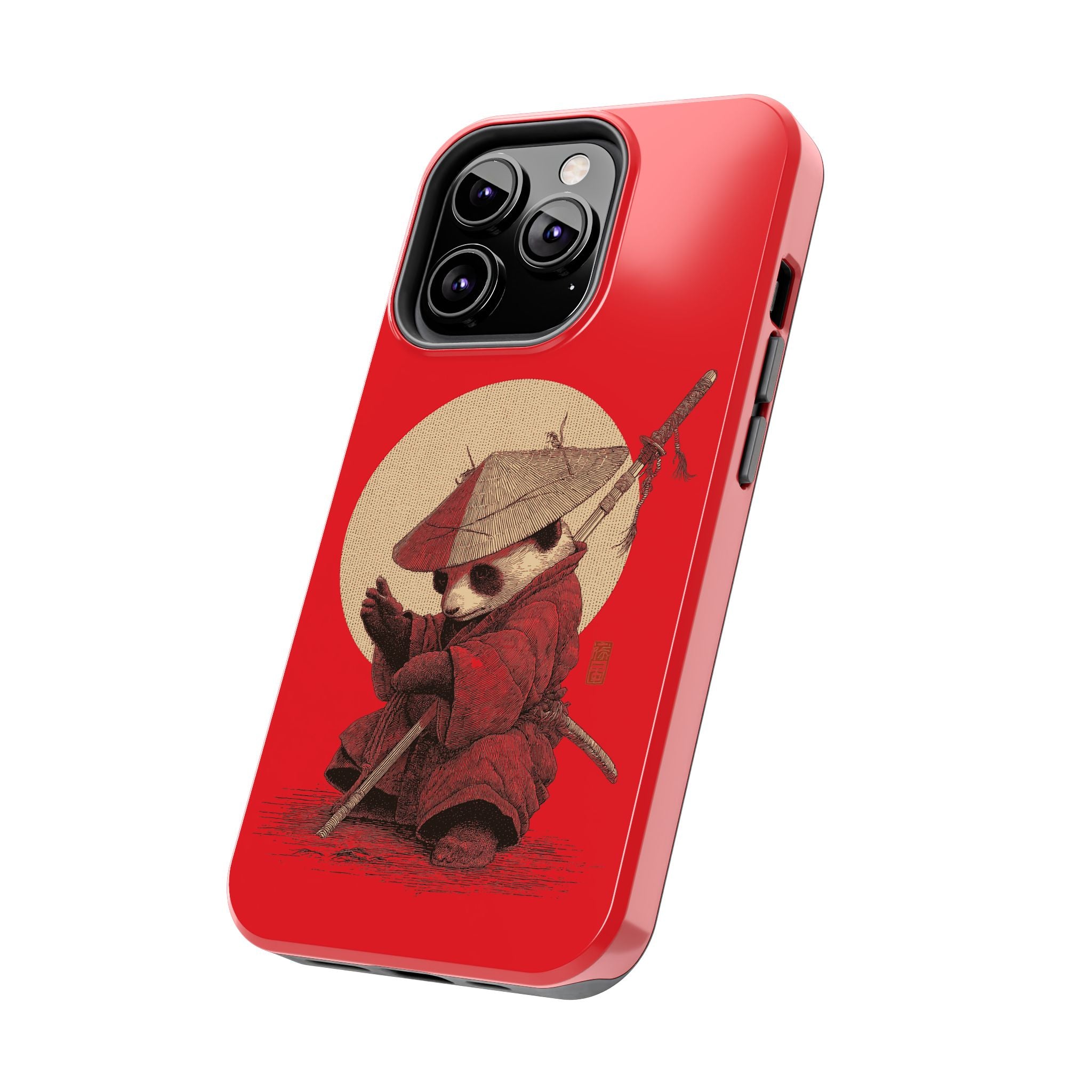 japanese-samurai-panda-iphone-tough-case-kawaii-animal-phone-cover-protective-phone-cover-japandi-art-iphone-case