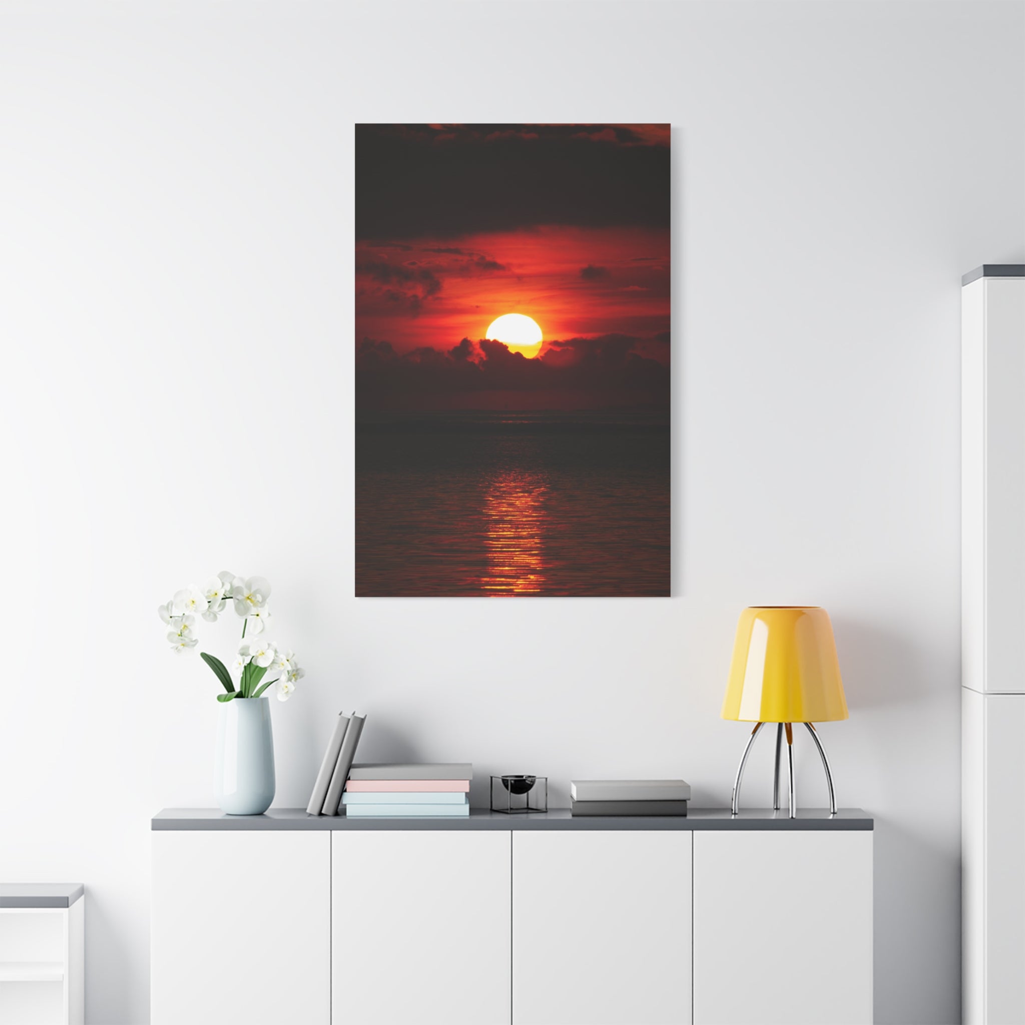 canvas-print-red-sunset-red-wall-art-home-decor-red-sunset-wall-decor-cloud-ocean-art-housewarming-gift-wall-hangings-gift