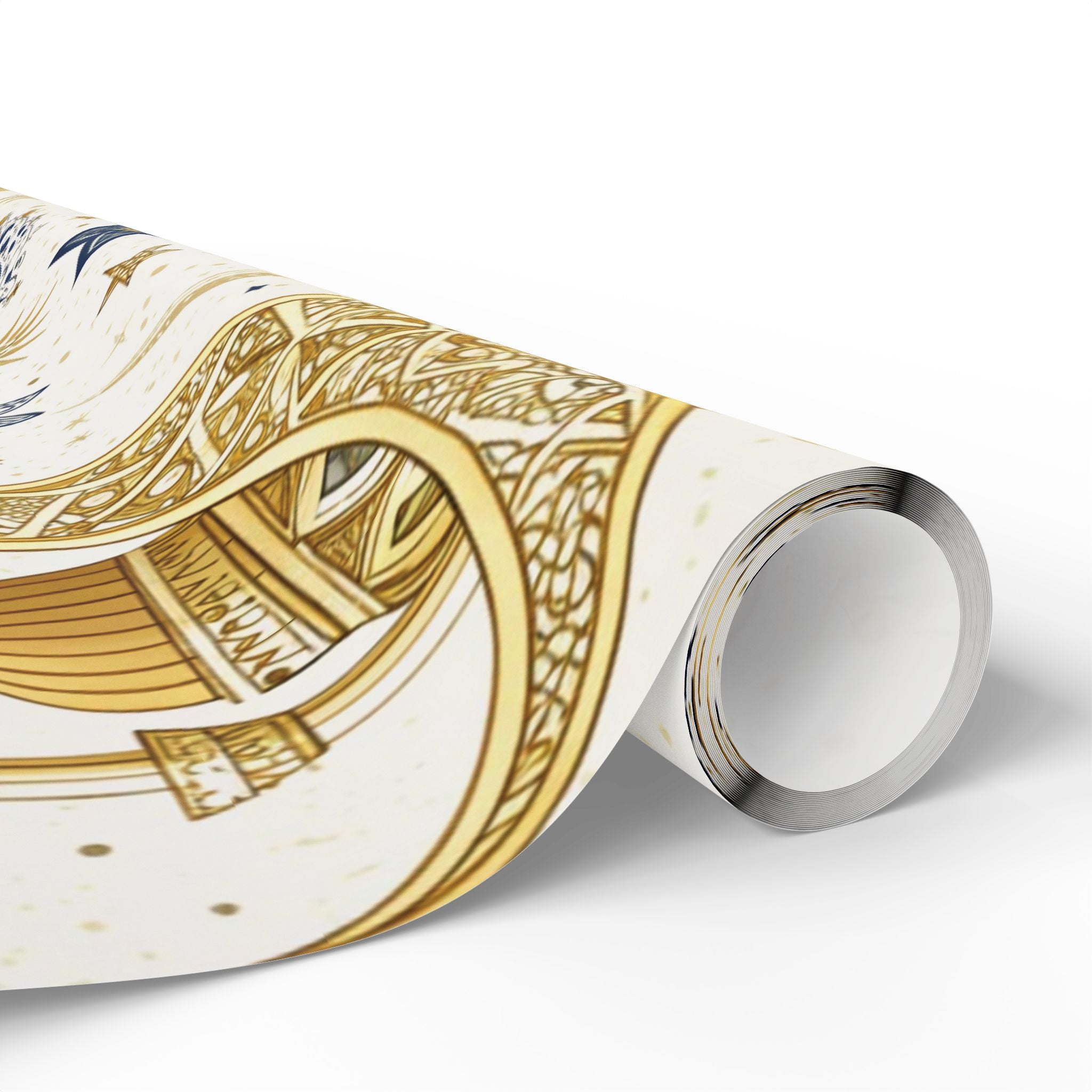 ramadan-night-wrapping-papers-islamic-crescent-moon-gift-wrap-mosque-silhouette-eid-holiday-supplies-festive-present-packagin