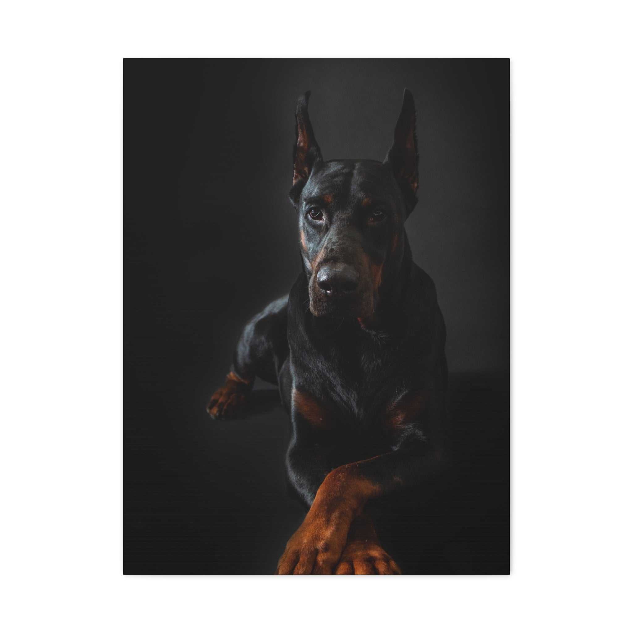 canvas-print-doberman-dog-wall-art-home-decor-office-decor-stretched-matte-canvas-1-25-gift-for-dog-lovers-animal-artwork-pet