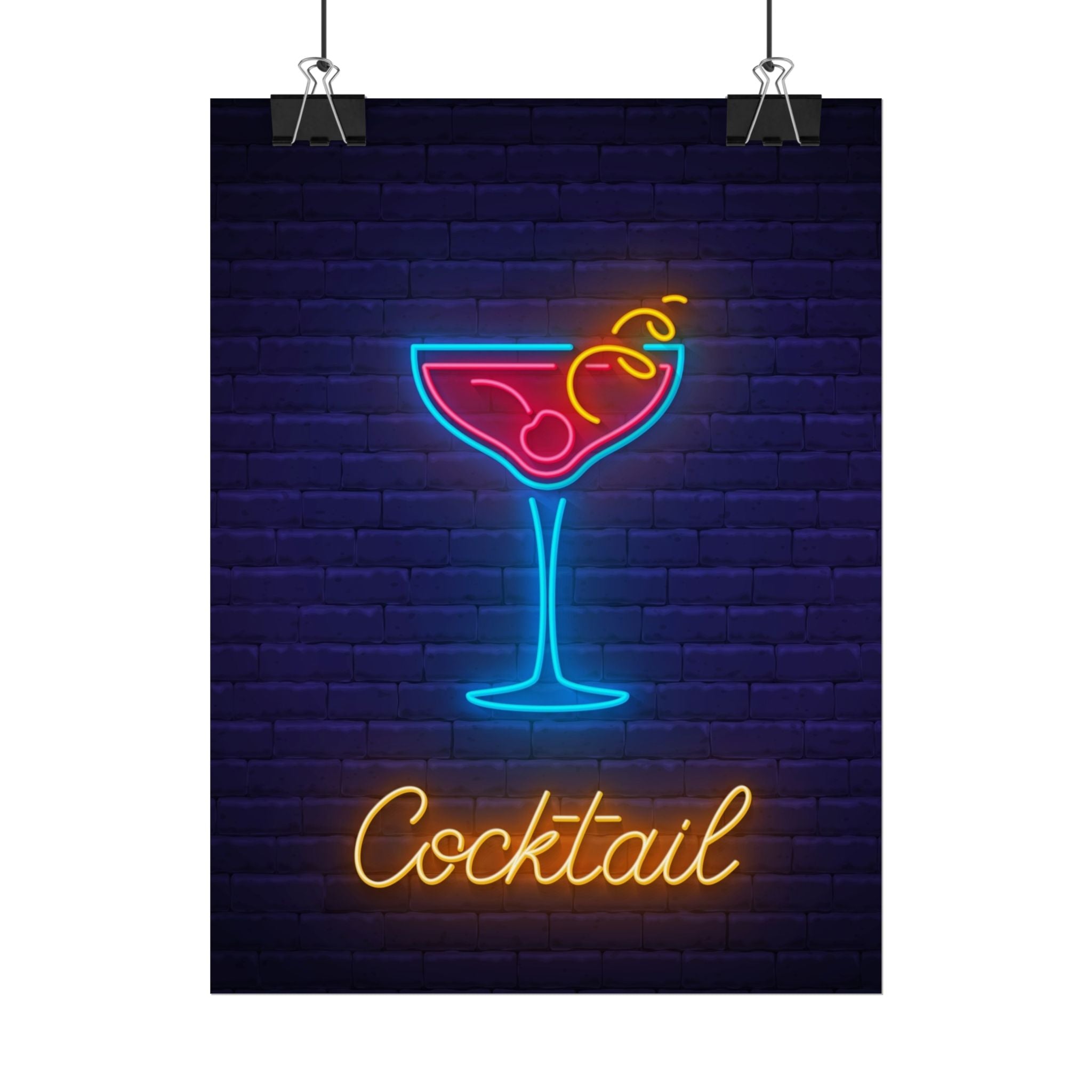cocktail-neon-martini-poster-wall-art-decor-large-poster-artwork-cocktail-print-bar-decor-kitchen-wall-art