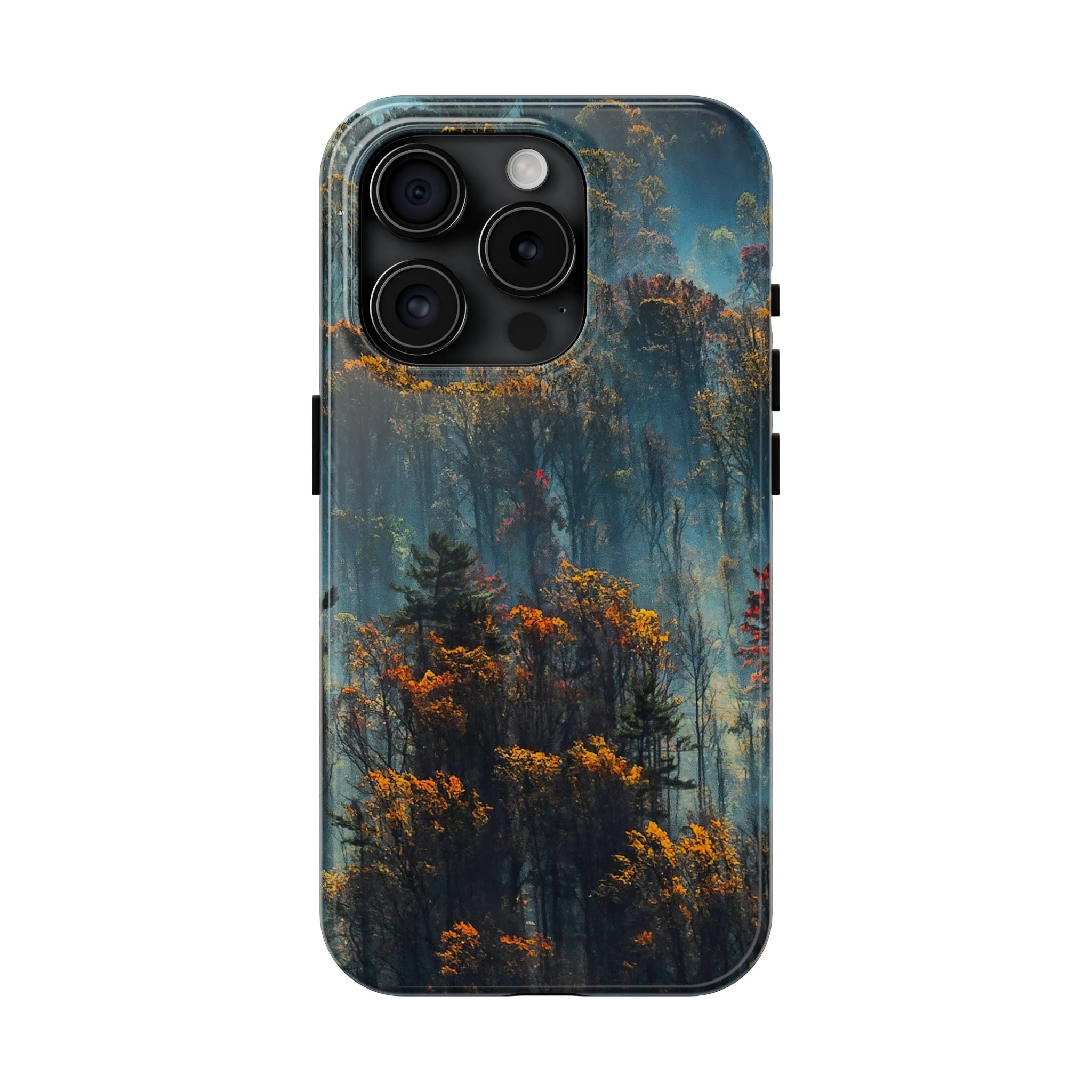 iphone-tough-case-misty-forrest-foggy-fall-iphone-covers-protective-smartphone-cover-nature-lover-gift-adventure-accessory