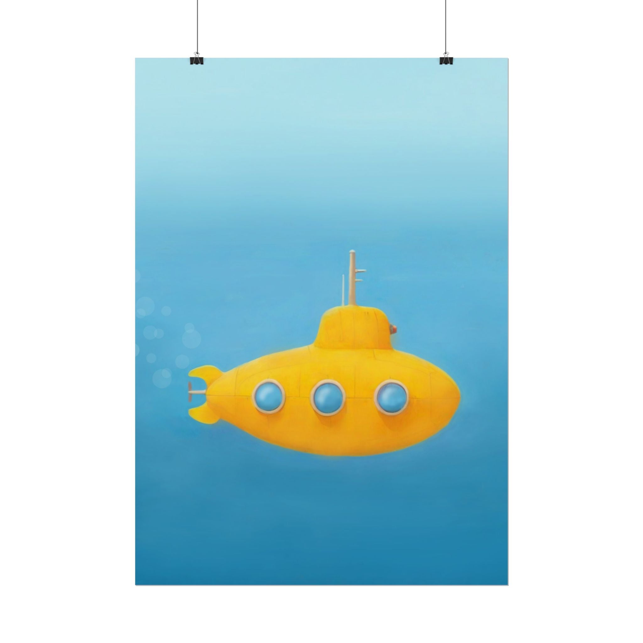 yellow-submarine-nursery-poster-art-fine-art-poster-wall-art-submarine-print-yellow-nursery-decor-gender-neutral-nursery