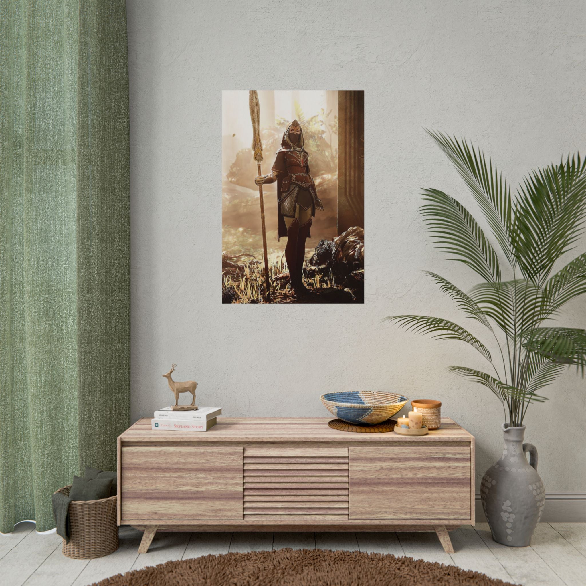 Warhammer 40K Vermintide 2 Kerillian Handmaiden Poster Print — Rolled Wall Art for Gamers & Collectors, Space Marine Wall Art, Gaming Room Decor