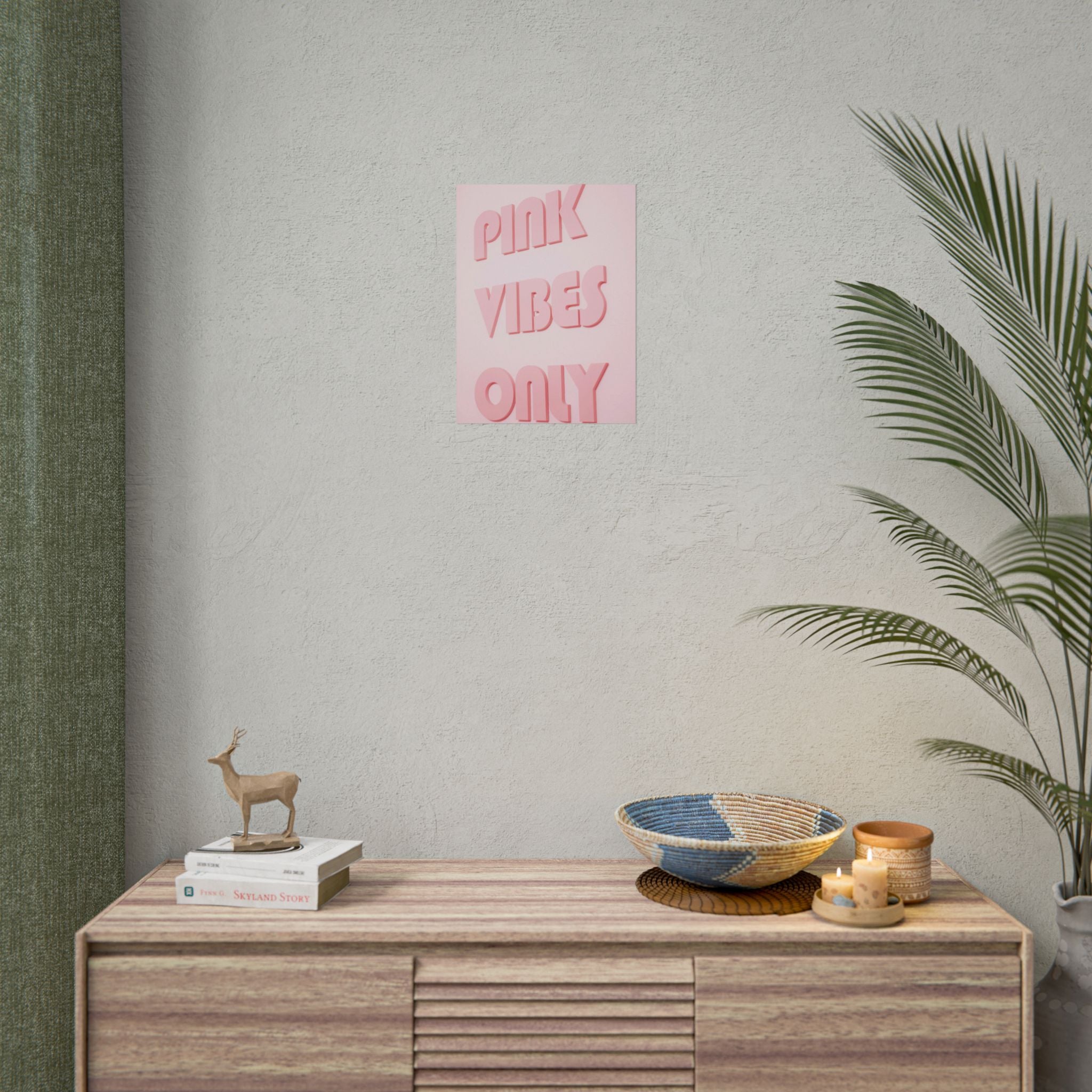 pink-vibes-only-poster-print-pink-wall-art-aesthetic-wall-art-quote-home-office-decor-retro-wall-decor-pink-print-living-room