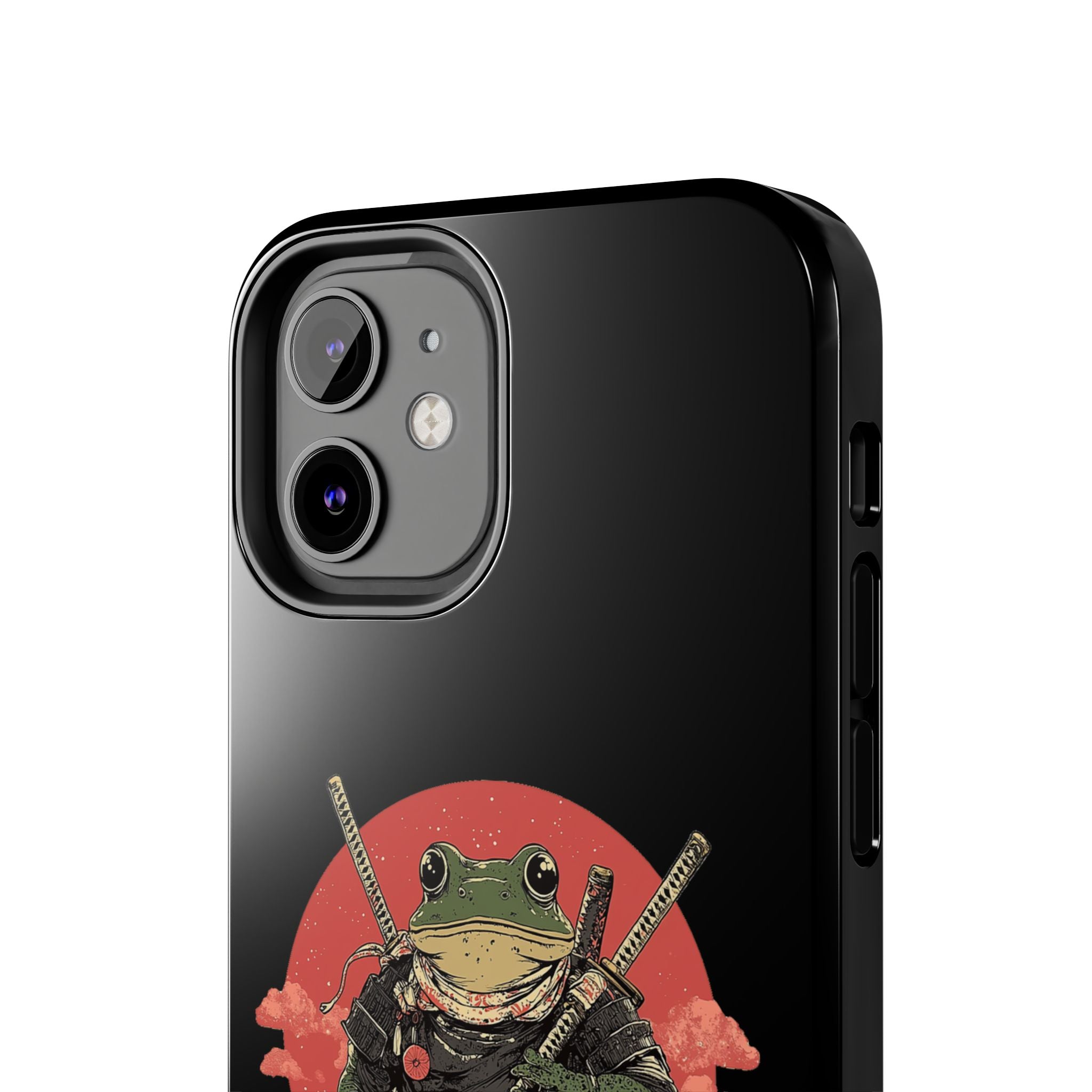 retro-vintage-ninja-frog-iphone-tough-case-red-sun-japanese-samurai-frog-design-ninja-warrior-black-iphone-hard-cover