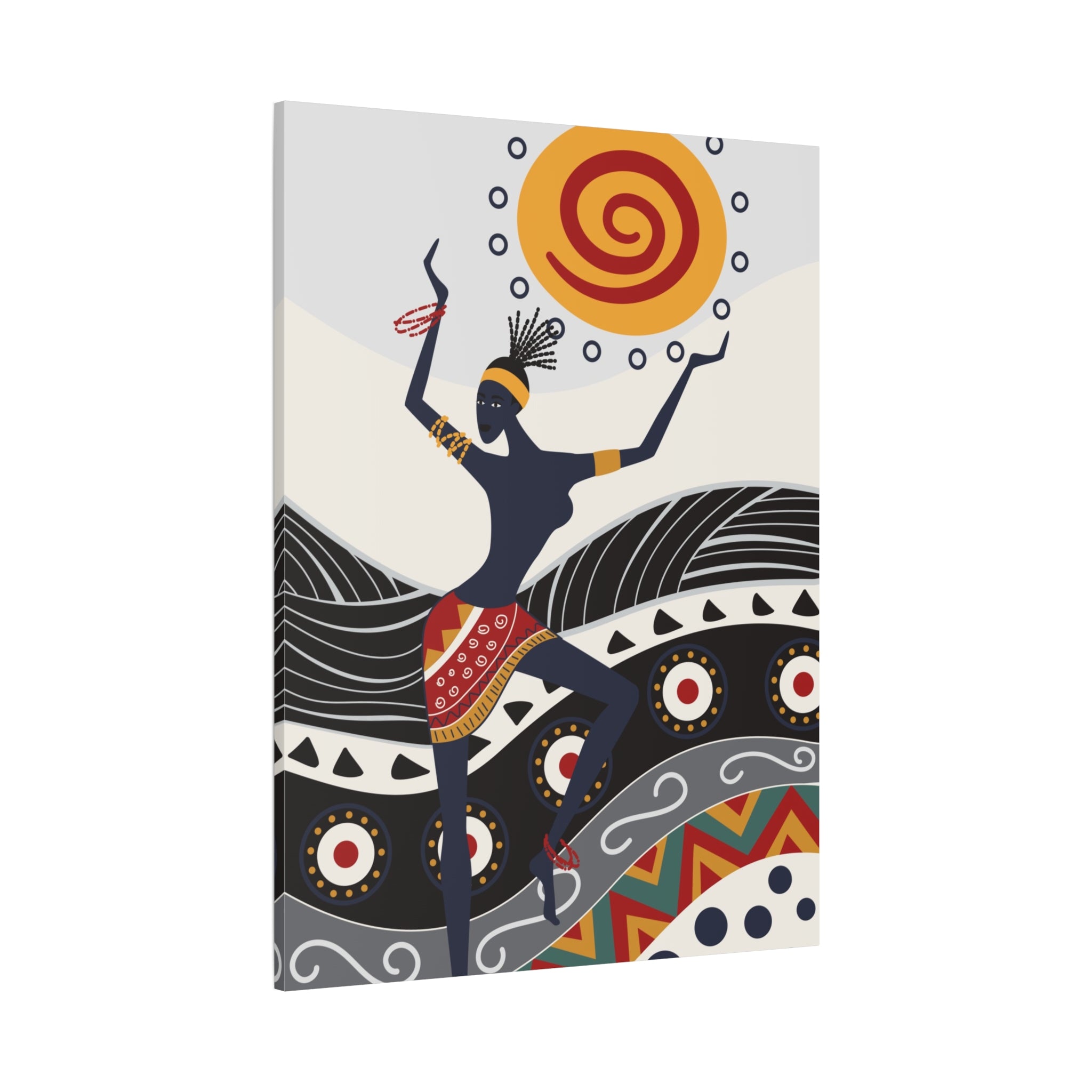 stretched-canvas-print-african-ornament-traditional-dance-wall-decor-african-wall-art-tribal-home-decoration-ethnic-african-a