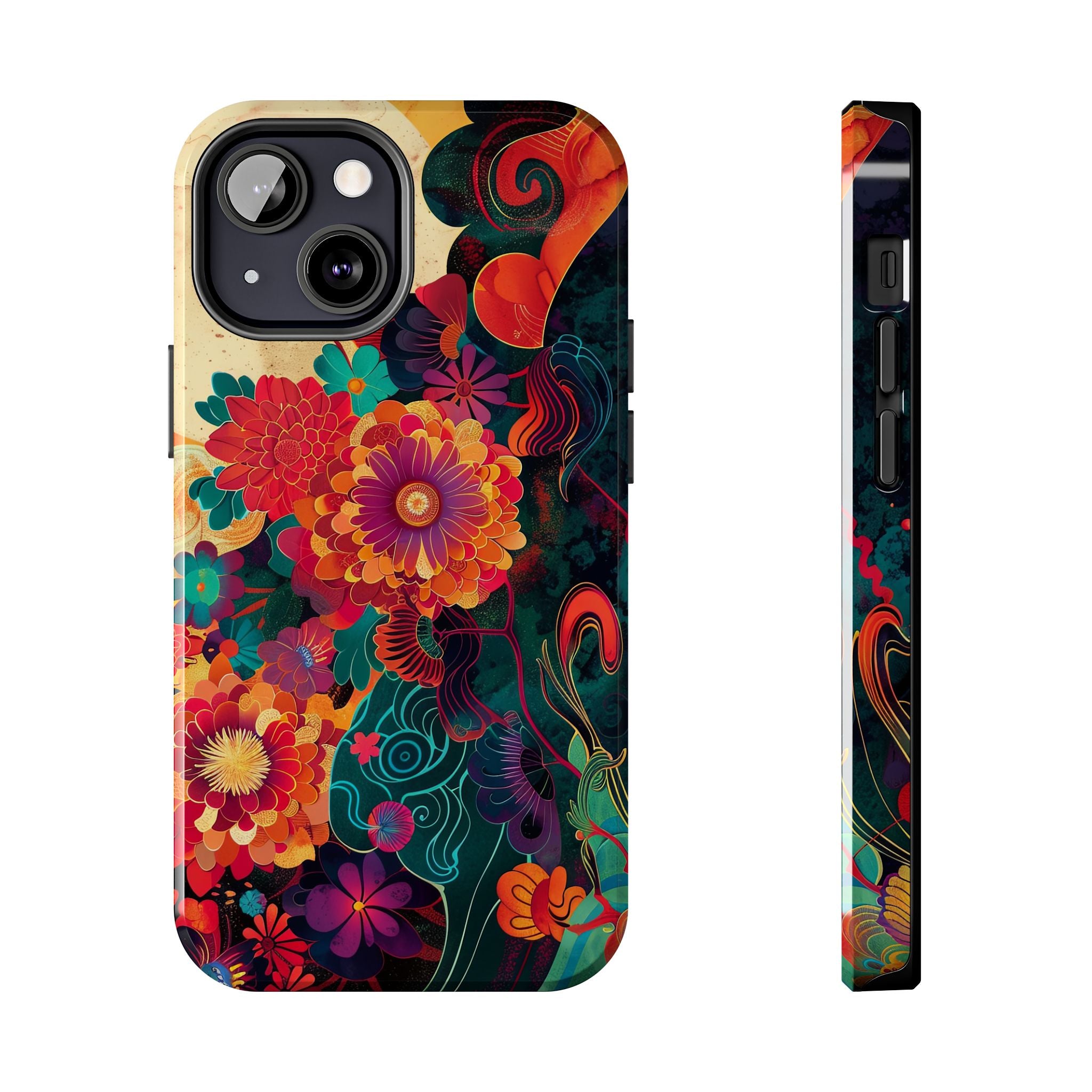 iphone-tough-case-retro-japanese-flowers-floral-phone-cover-vintage-japanese-style-protective-phone-case-asian-floral-design-