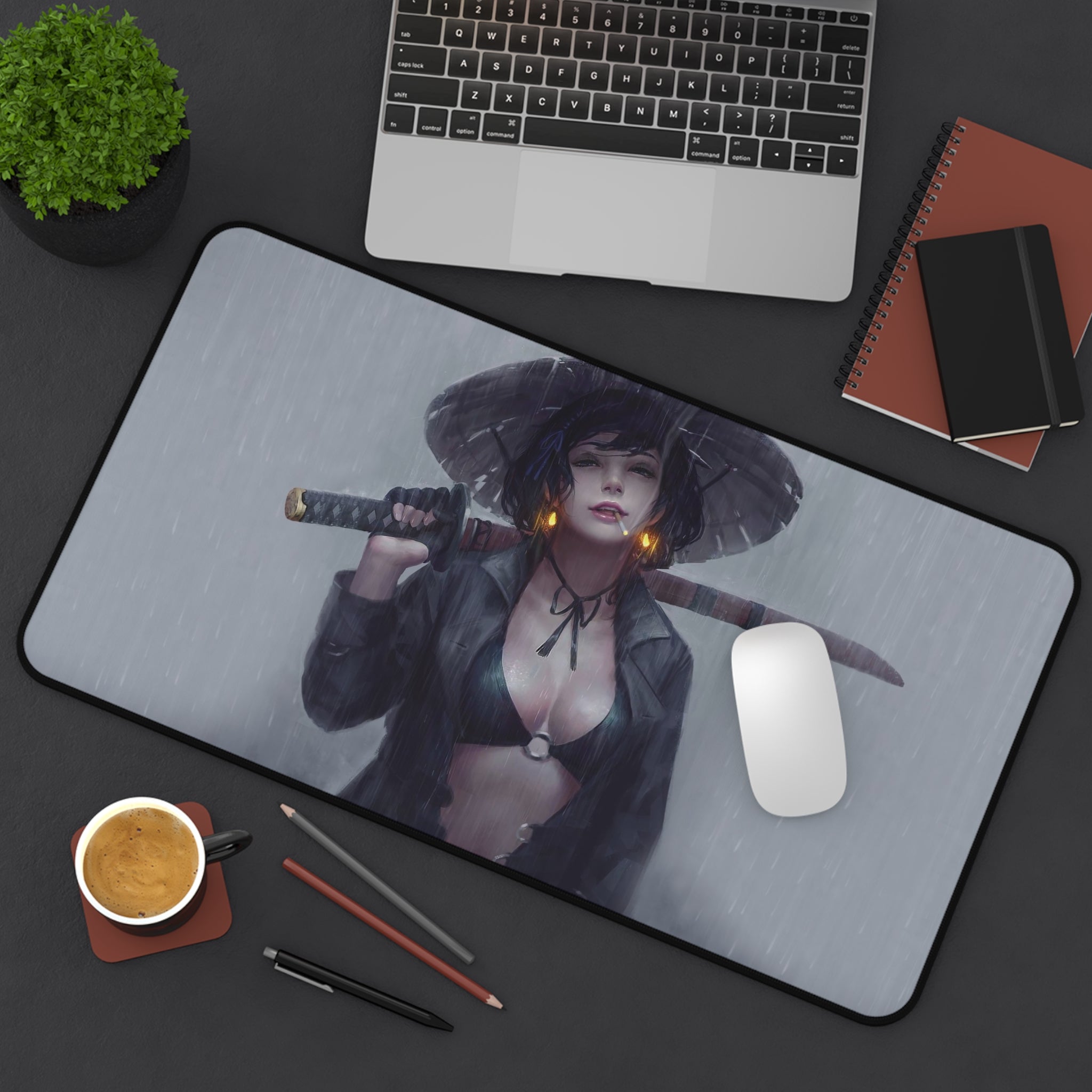 anime-samurai-girl-warrior-mouse-pad-japanese-katana-samurai-warrior-desk-mat-japanese-anime-girl-samurai-desk-pad-anime-love