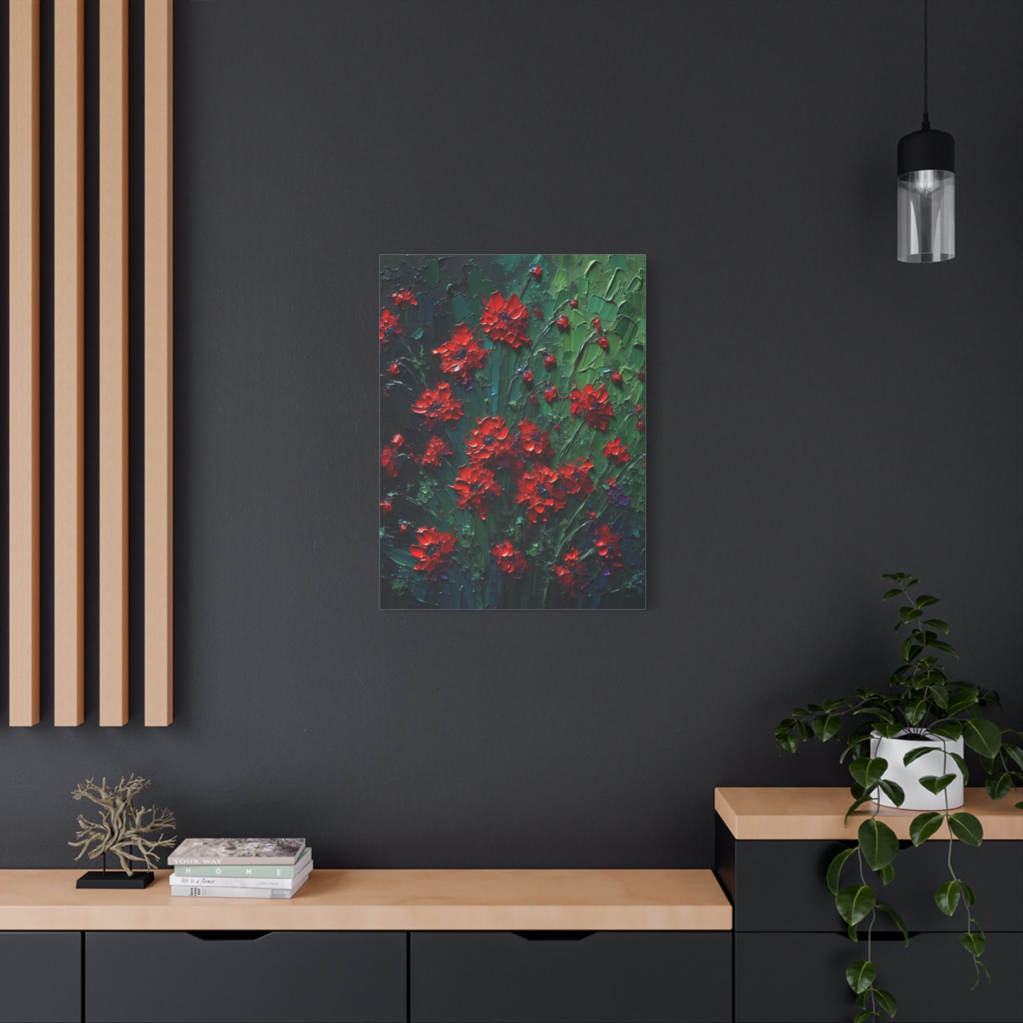canvas-print-red-wildflowers-matte-canvas-impasto-oil-painting-stretched-wall-art-home-decor-floral-print-gift-for-nature-lov