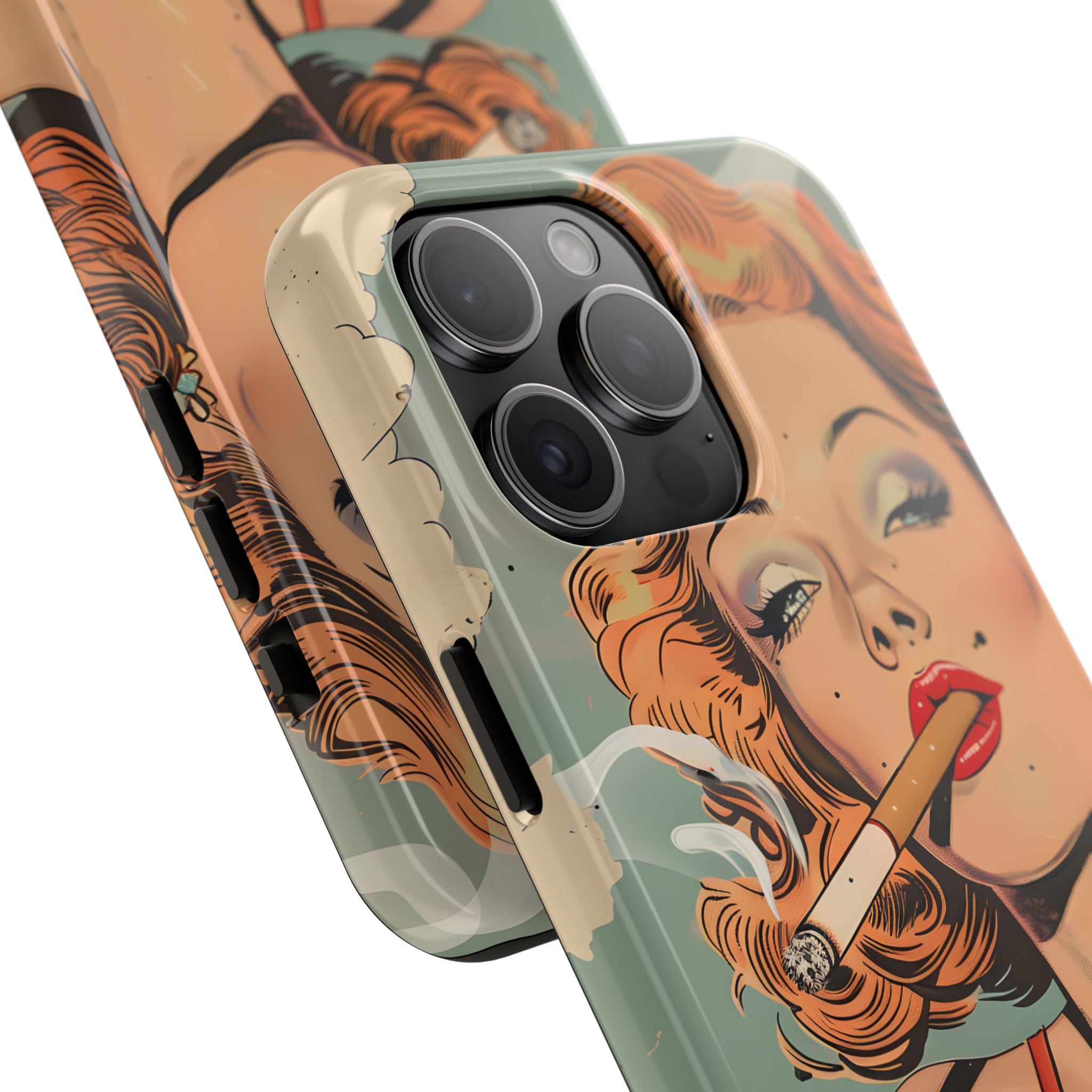 tough-phone-cases-vintage-pin-up-girl-iphone-cover-strong-phone-protector-retro-pinup-design-protective-smartphone-case