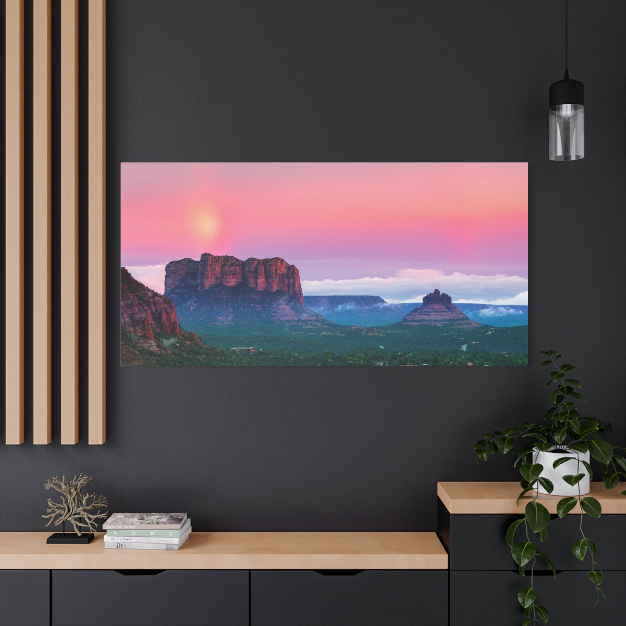 canvas-print-arizona-mountain-sunset-scenery-wall-art-decor-nature-canvas-print-stretched-matte-canvas-home-decor-gift-mounta