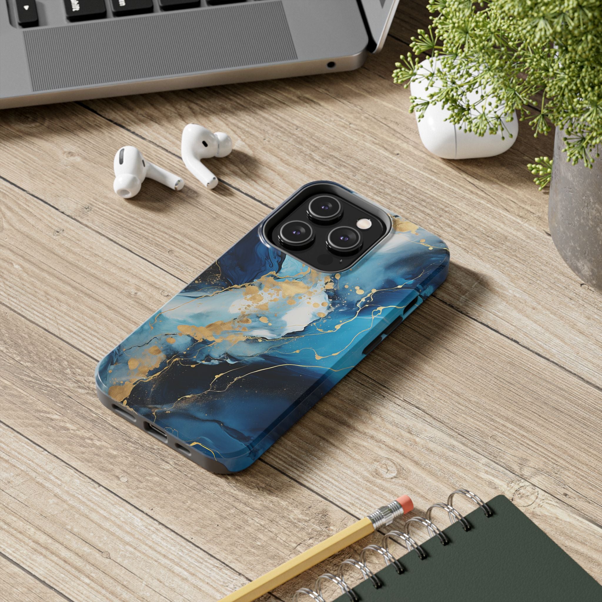 blue-gold-marble-iphone-tough-case-elegant-minimalist-protective-cover-stylish-phone-shell-hard-shell-iphone-case-trendy-acce
