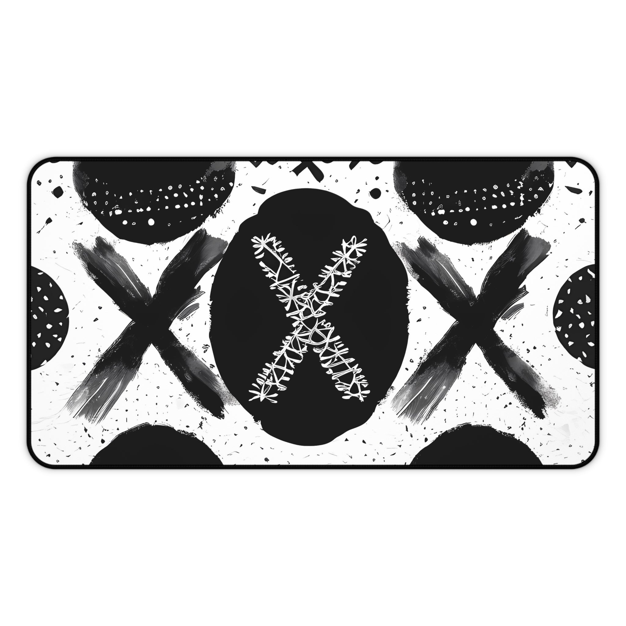 3x-monochrome-mouse-pad-black-and-white-face-desk-mat-sleek-black-and-white-desk-pad-modern-minimalist-mouse-pad