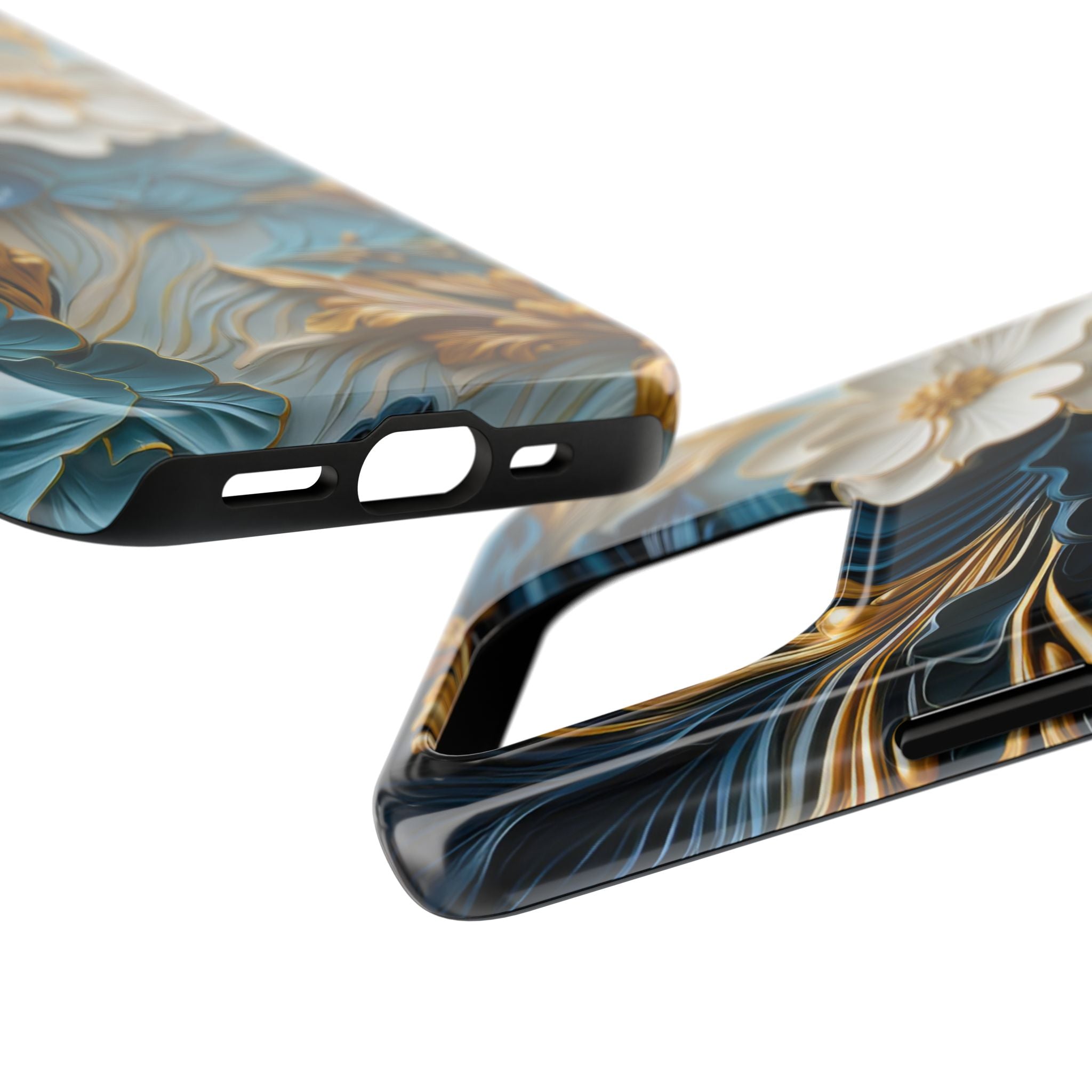 textured-art-nouveau-floral-tough-phone-case-cottagecore-iphone-case-unique-floral-phone-cover-vintage-style-iphone-case-prot