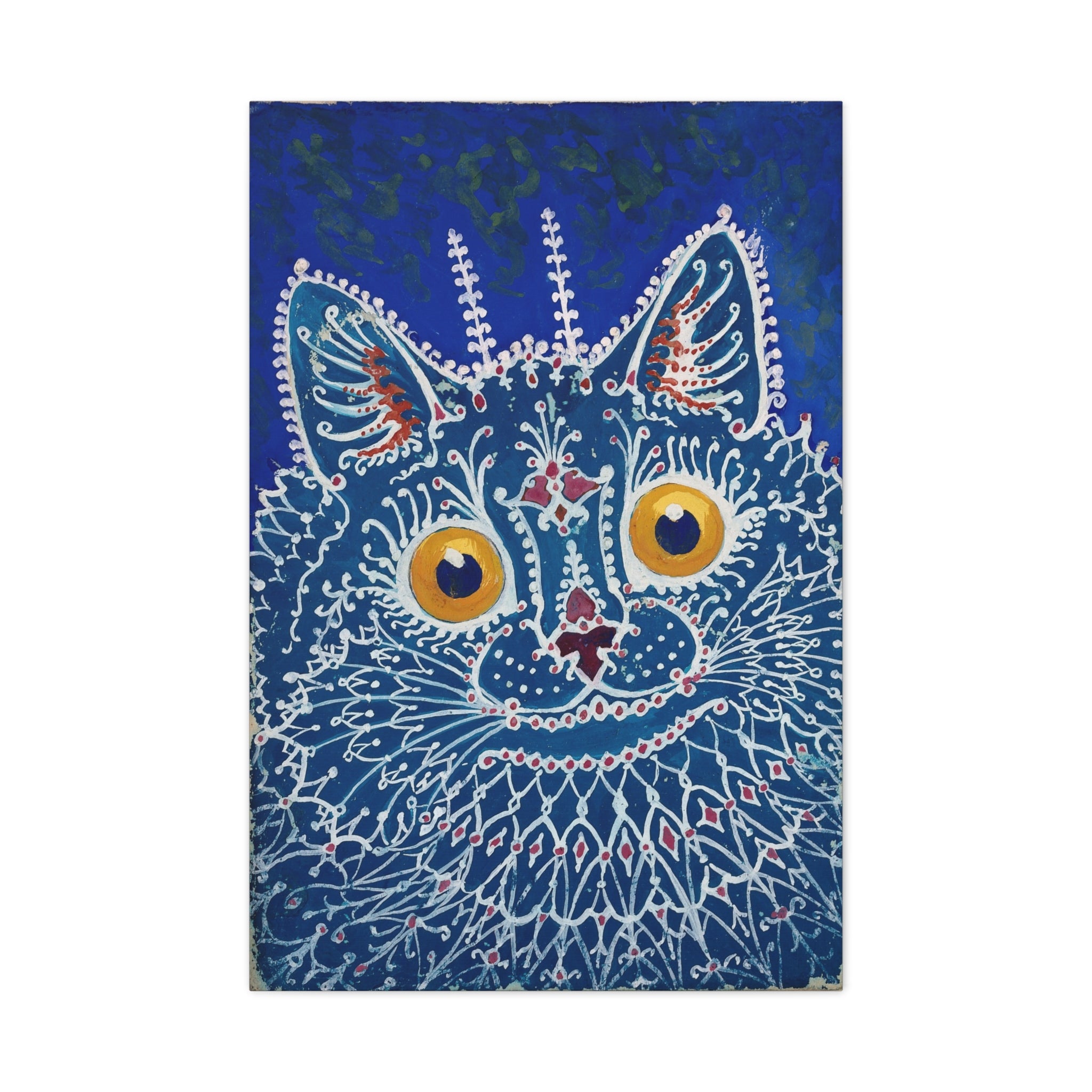 canvas-print-louis-wain-cat-gothic-style-gouache-art-large-wall-decor-matte-stretched-home-office-decoration-unique-cat-print