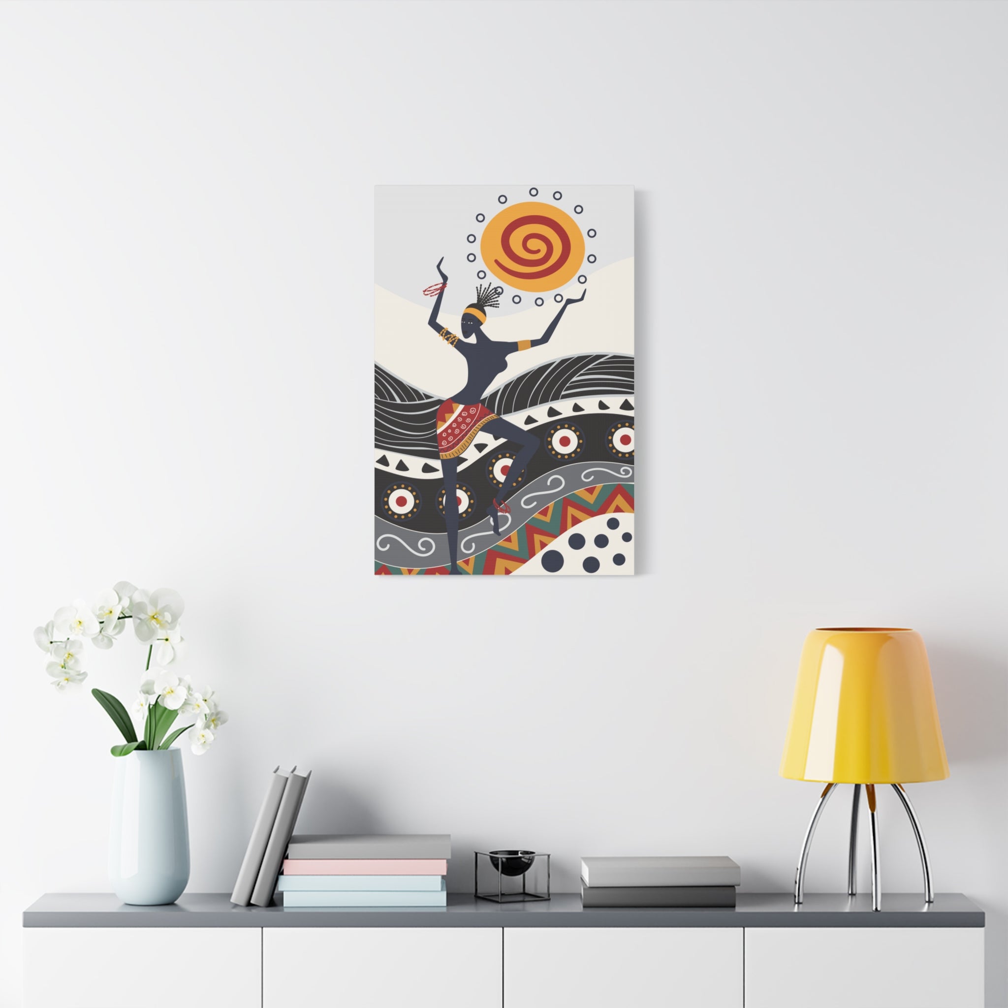 stretched-canvas-print-african-ornament-traditional-dance-wall-decor-african-wall-art-tribal-home-decoration-ethnic-african-a