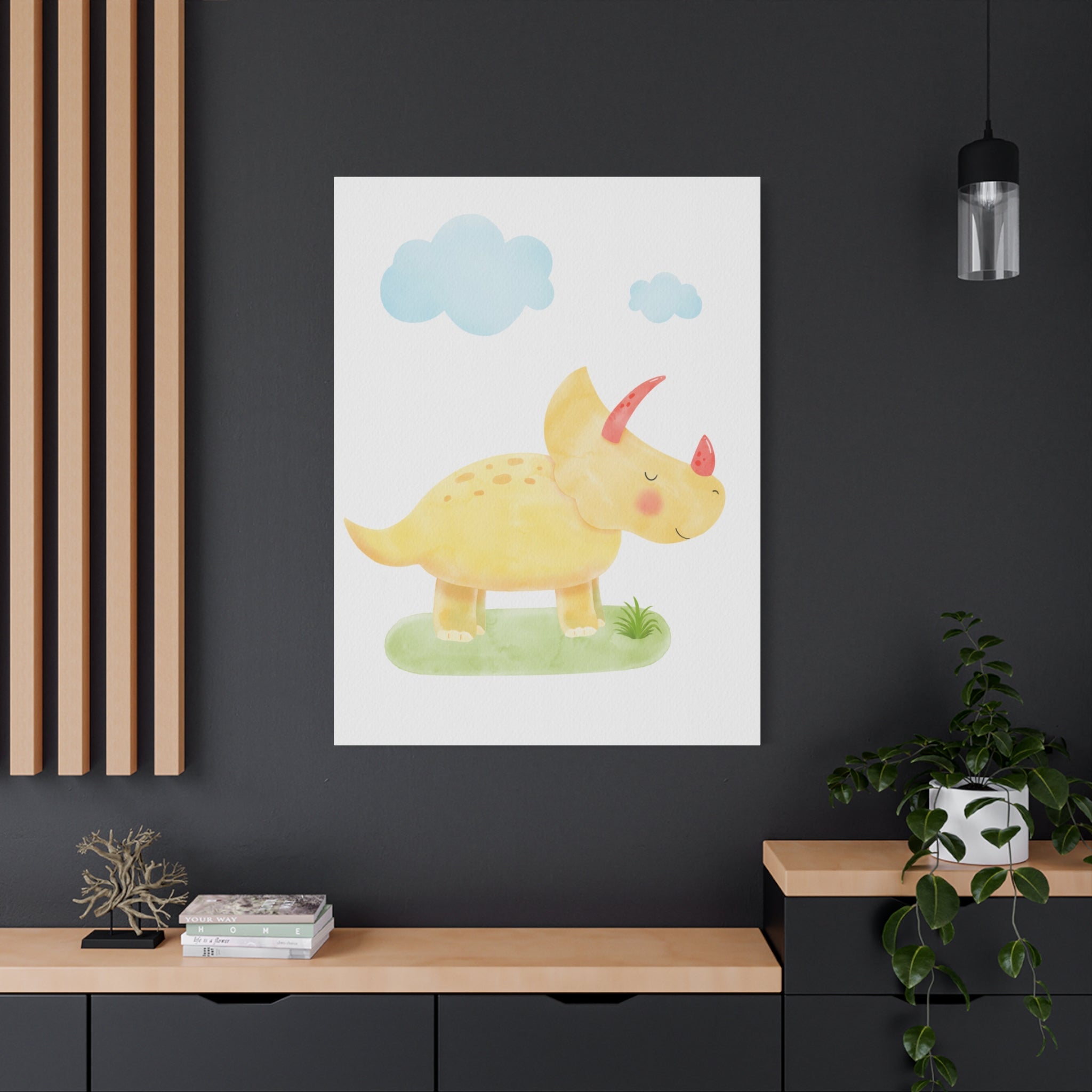 canvas-wall-art-cute-yellow-dino-nursery-decor-baby-dinosaur-print-nursery-art-cute-dinosaur-decoration-baby-nursery-dinosaur