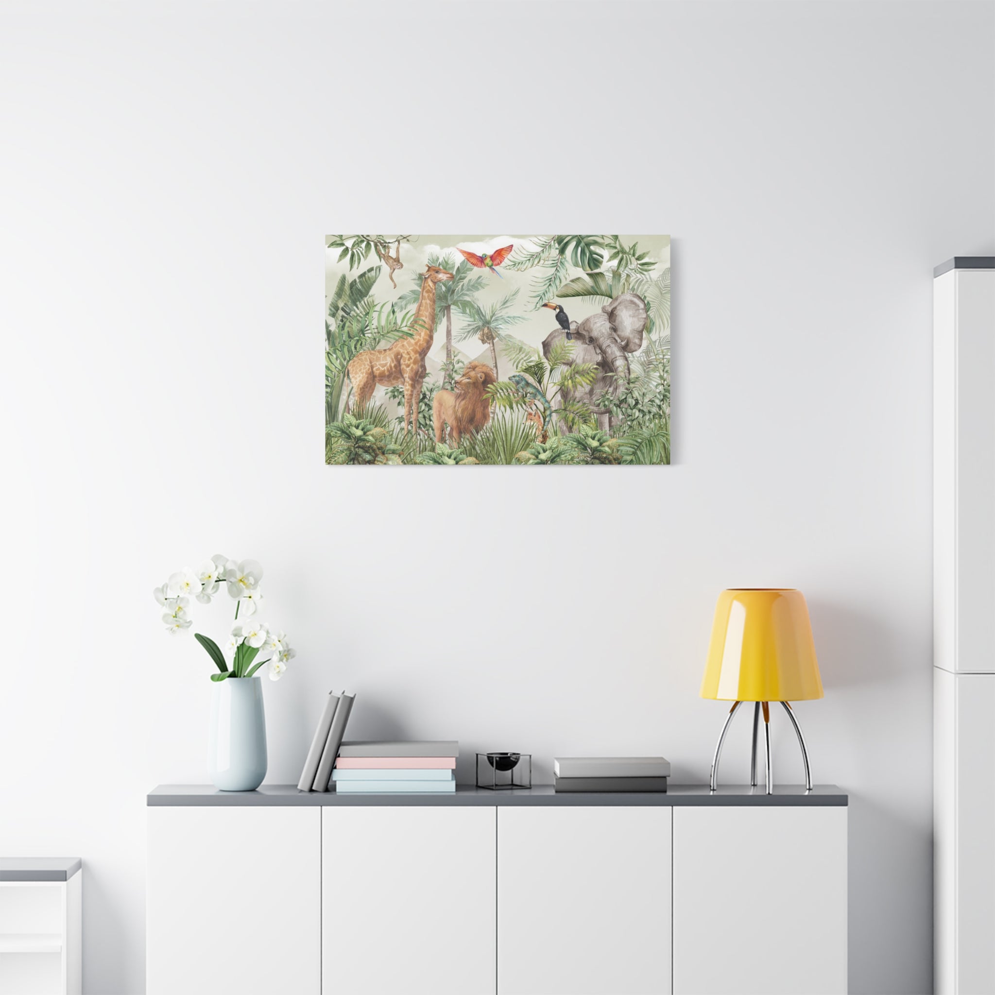 canvas-wall-art-jungle-safari-nursery-decor-safari-print-nursery-art-woodland-nursery-decoration-baby-nursery-safari-prints