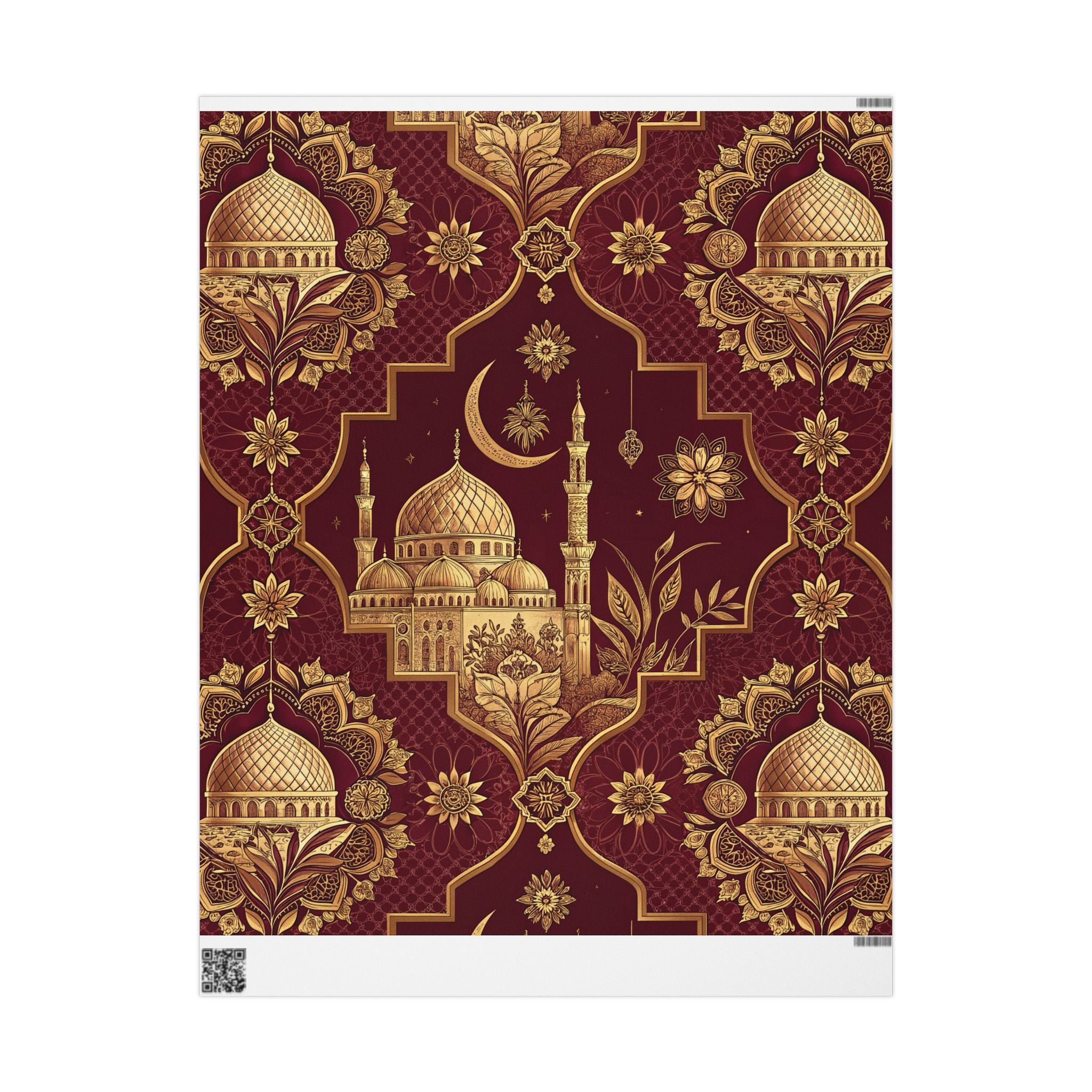 ramadan-night-wrapping-papers-islamic-celestial-gift-wrap-mosque-silhouette-eid-holiday-supplies-festive-present-packaging-re