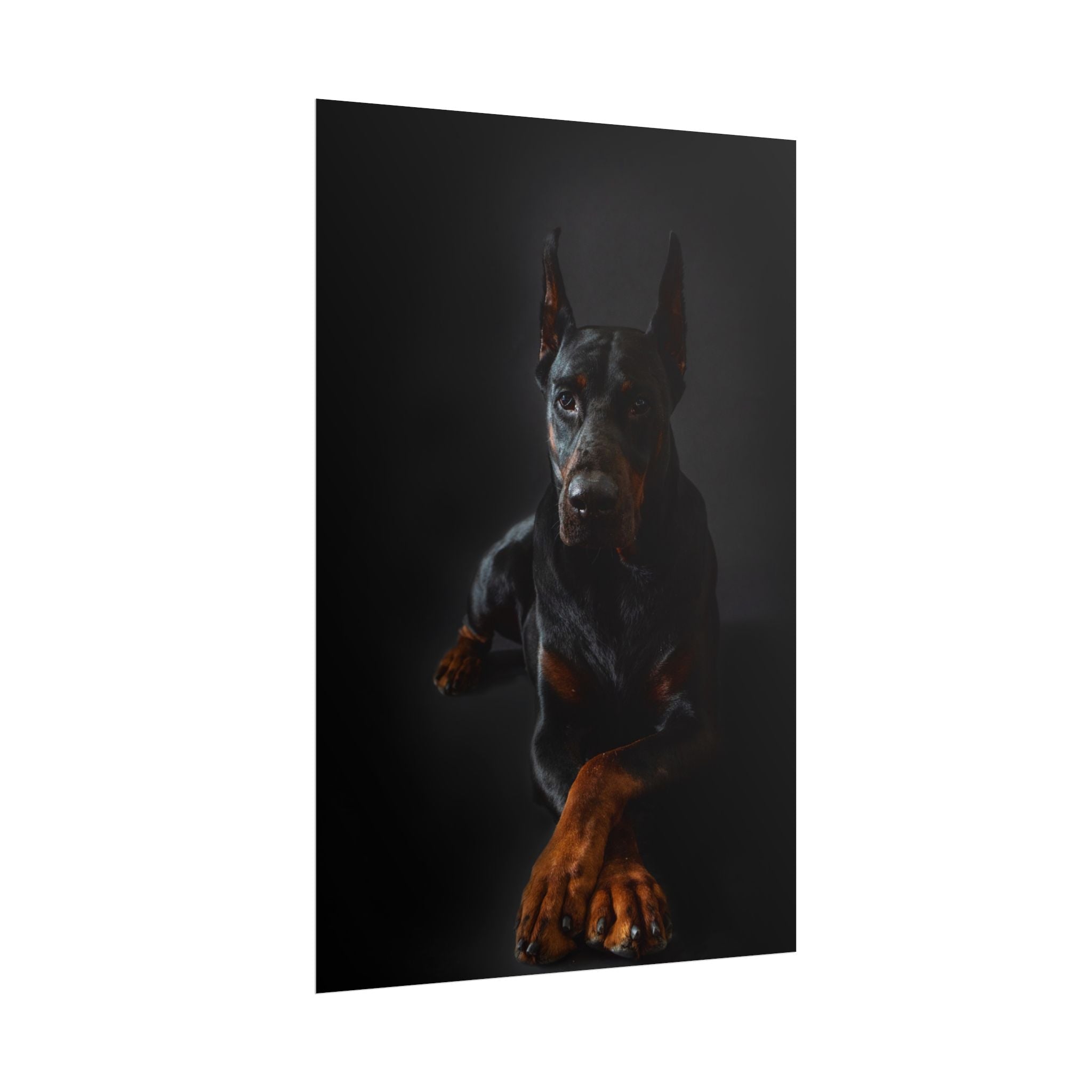 doberman-pincher-poster-print-rolled-posters-wall-art-home-decor-dog-lover-gift-animal-art-room-decoration