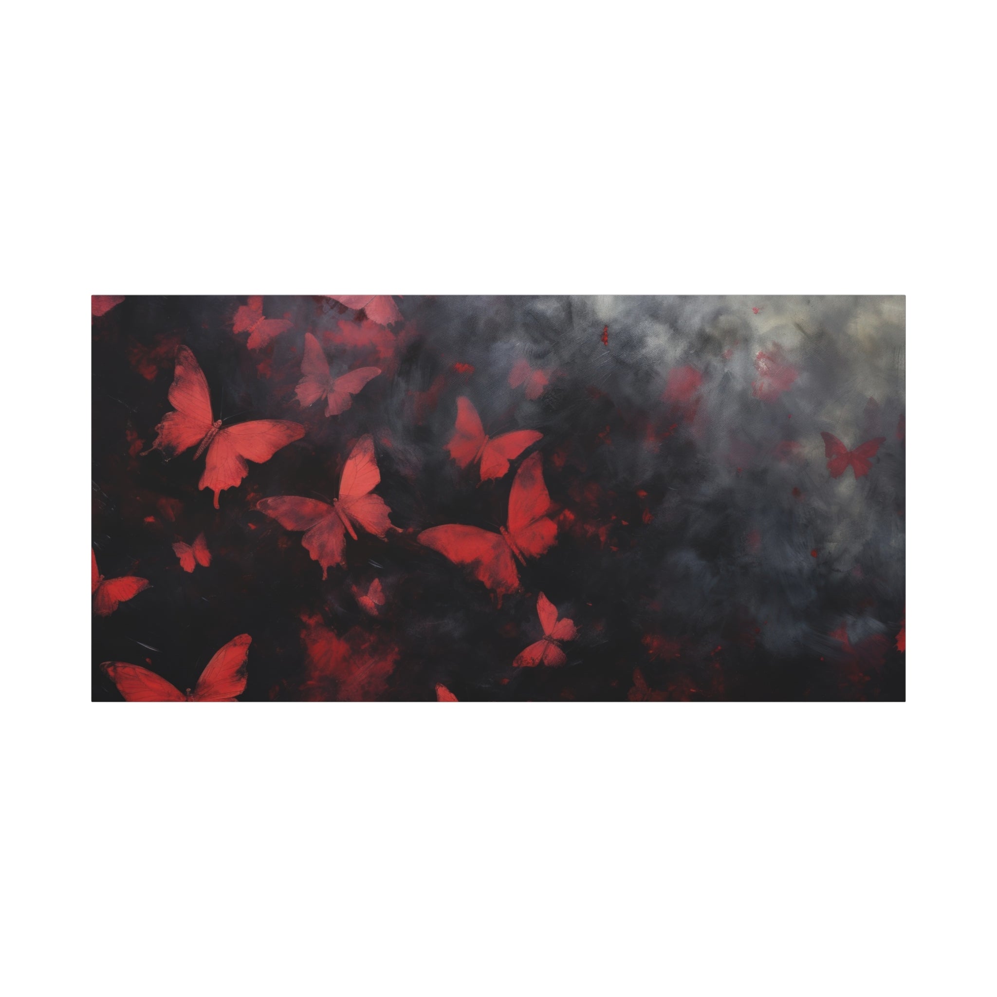 canvas-print-red-butterfly-brush-strokes-elegant-living-room-decor-housewarming-gift-canvas-wall-art-abstract-paintings