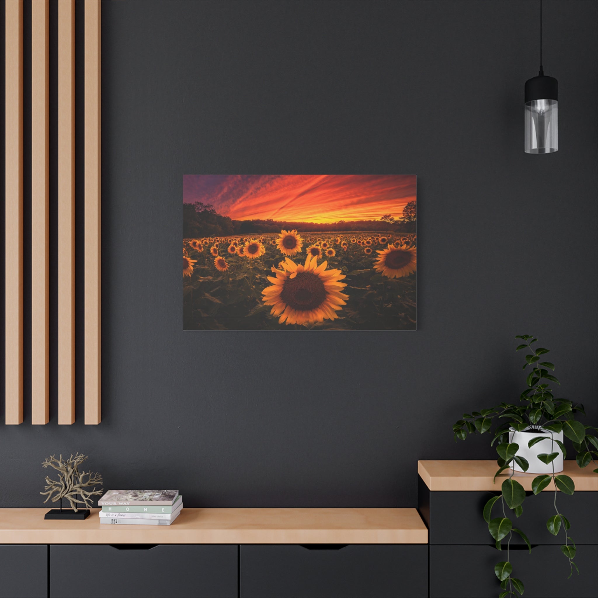 canvas-print-sun-flower-sunset-wall-art-decor-home-decor-nature-art-floral-print-gift-for-nature-lovers-farmhouse-wall-decor