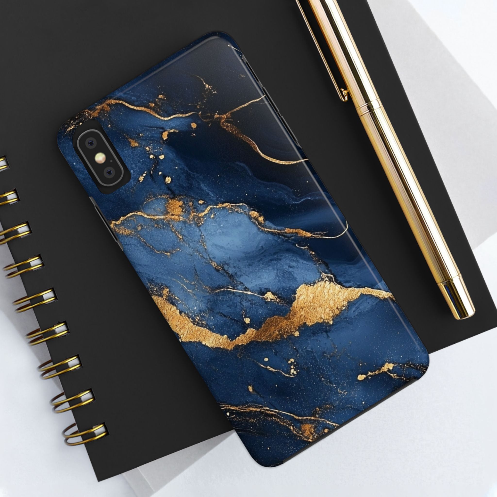 blue-gold-marble-iphone-tough-case-elegant-minimalist-protective-cover-stylish-phone-shell-hard-shell-iphone-case-trendy-acce