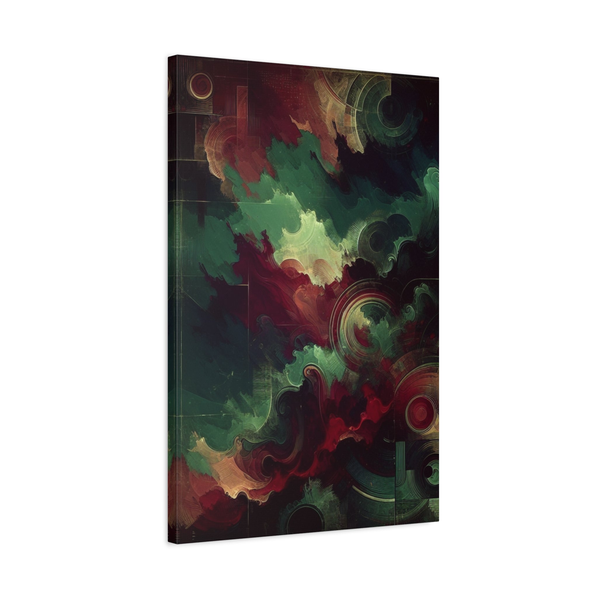 canvas-print-abstract-green-and-burgundy-wall-art-living-room-decor-gallery-wrap-canvas-abstract-wall-decor-colorful-art-home