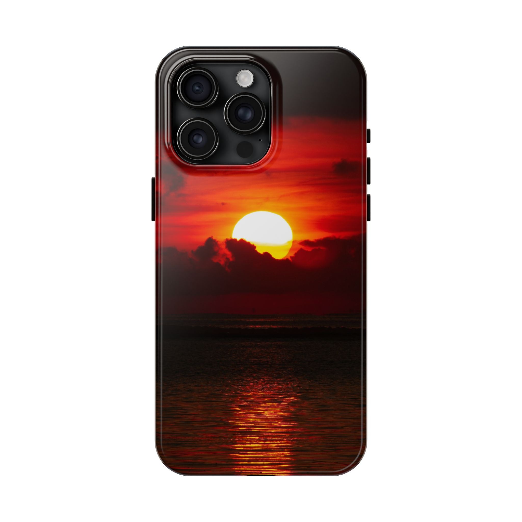 iphone-tough-case-red-sunset-protective-phone-cover-durable-smartphone-case-hard-shell-phone-case-sunset-lover-gift-red-phone