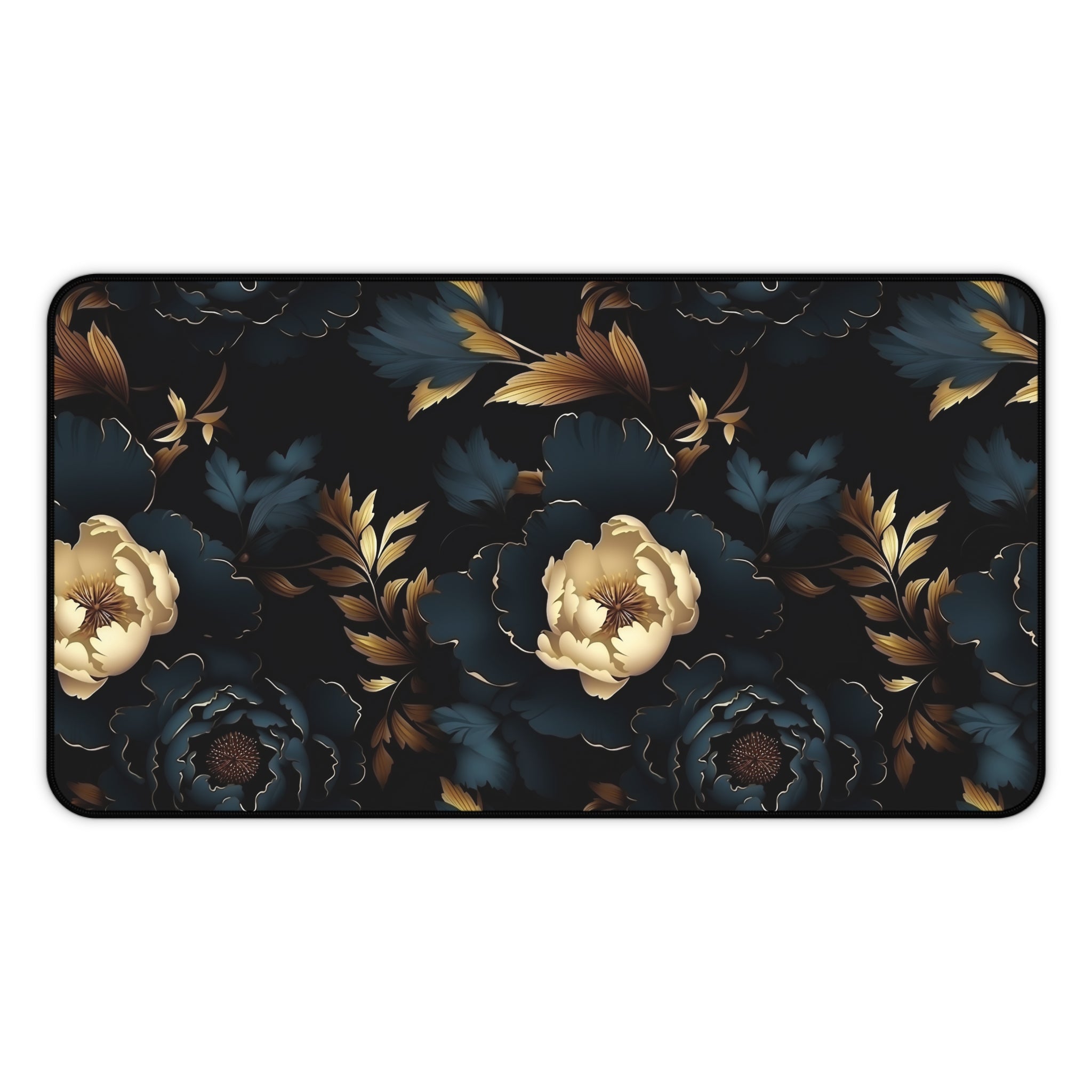 dark-floral-cottagecore-desk-mat-floral-mouse-pad-farmhouse-style-office-decor-shabby-chic-workspace-decor-large-gaming-mouse