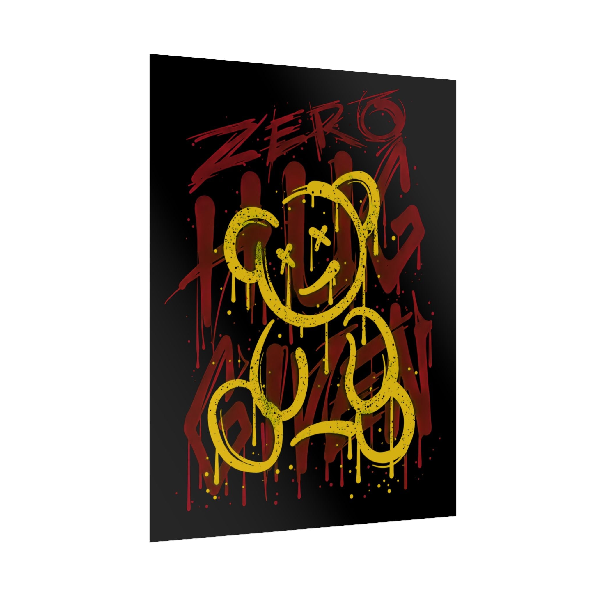 zero-hug-given-poster-print-teddy-bear-print-graffiti-wall-art-fun-wall-art-moody-wall-art-emotional-wall-decor