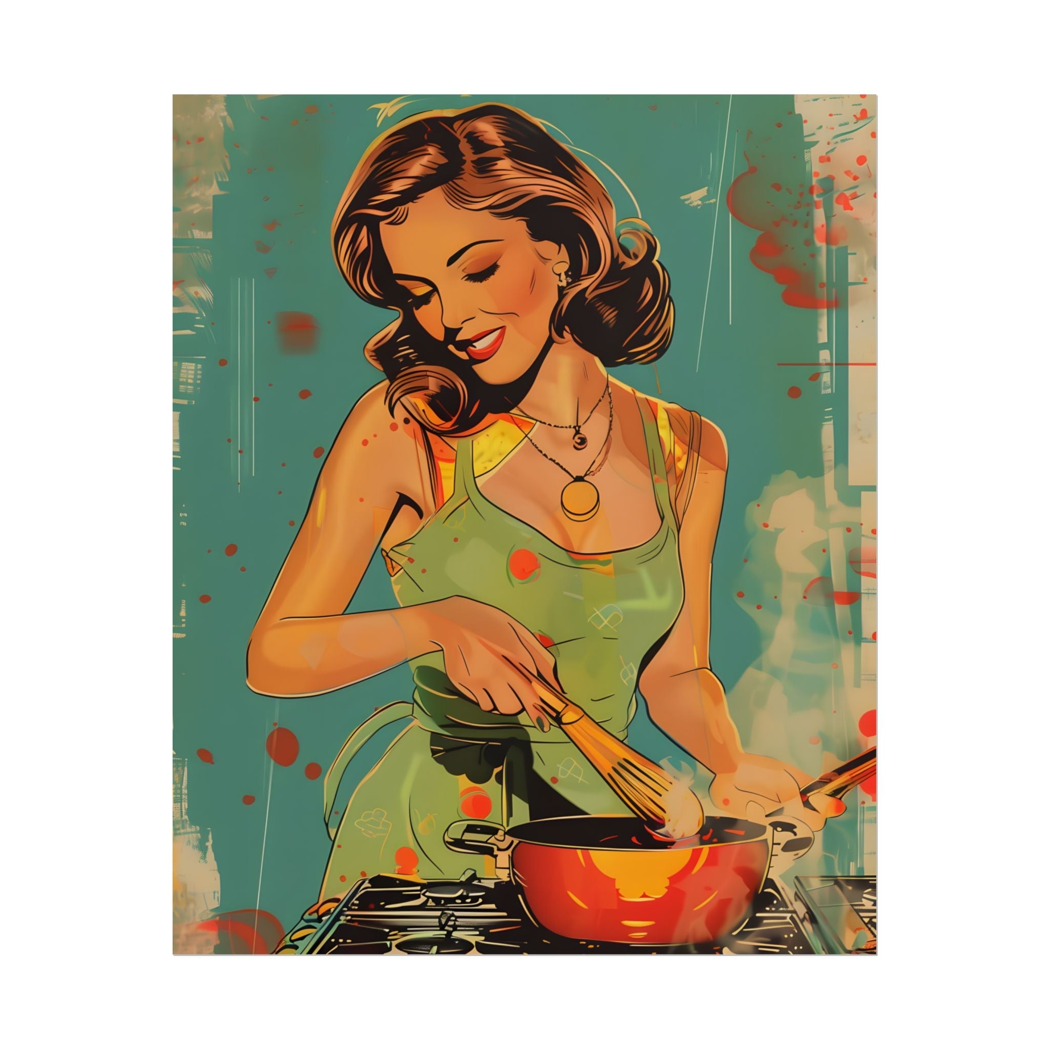 vintage-pin-up-girl-poster-print-vintage-Poster-wall-art-housewife-retro-pinup-poster-pin-up-illustration-home-decor-wall-han