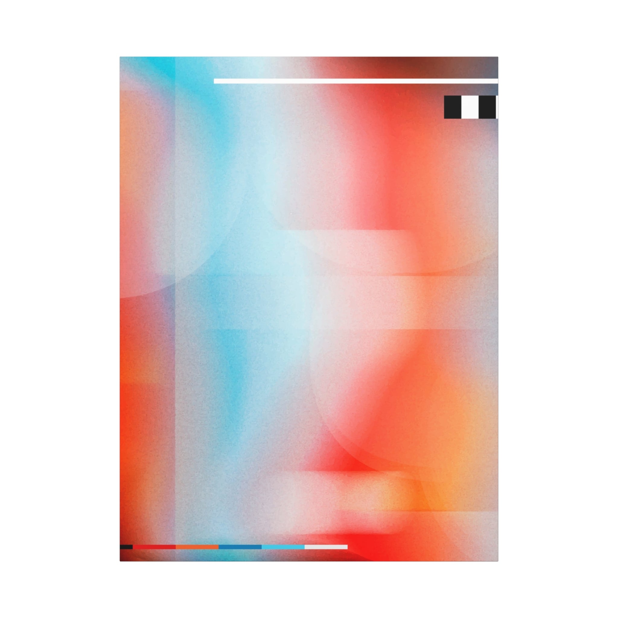 canvas-print-abstract-orange-retro-colorful-home-decor-wall-art-stretched-matte-canvas-living-room-decor-unique-gift-idea