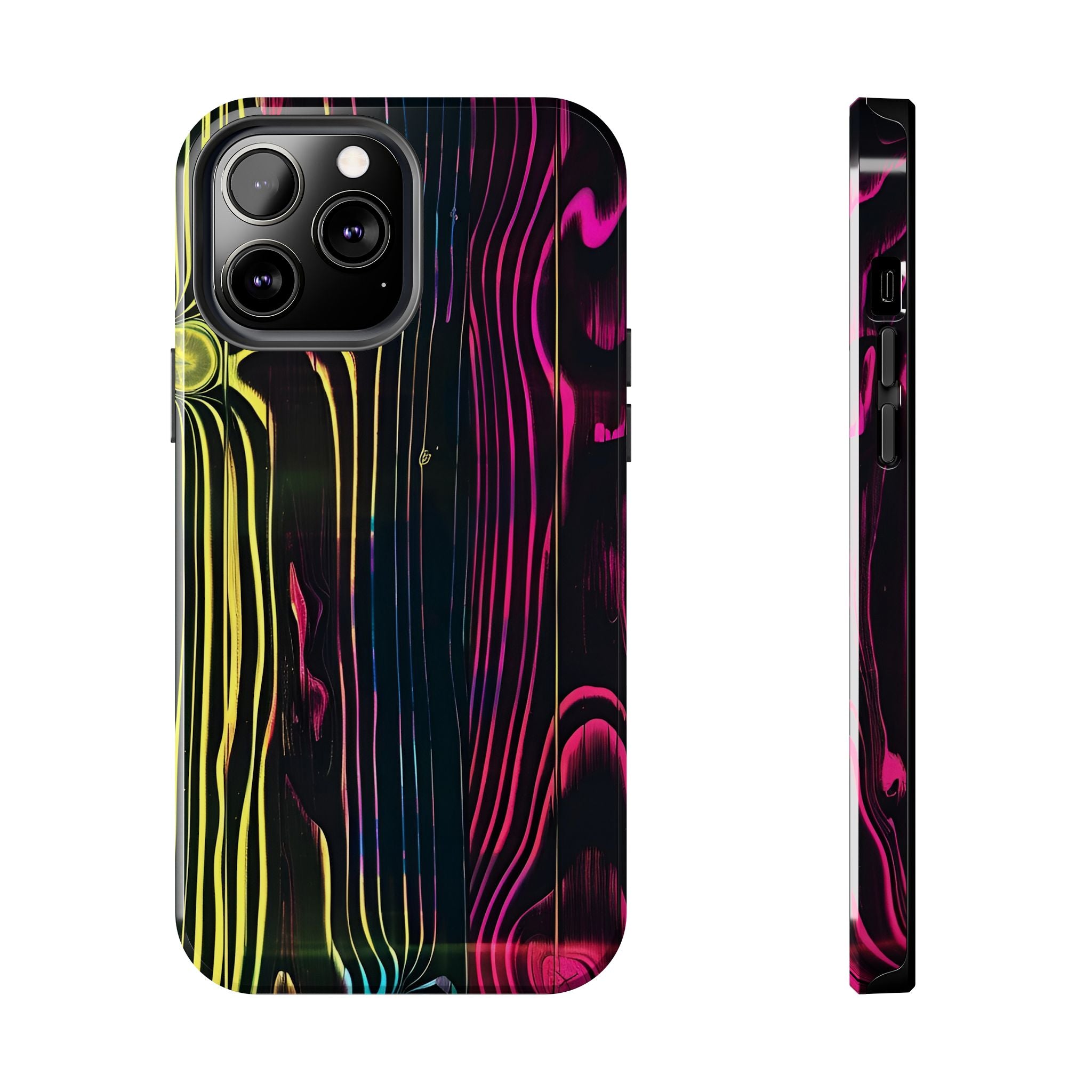 disco-neon-tough-iphone-cases-wood-grain-texture-iphone-case-cover-protective-iphone-shell-unique-iphone-accessories-iphone-1