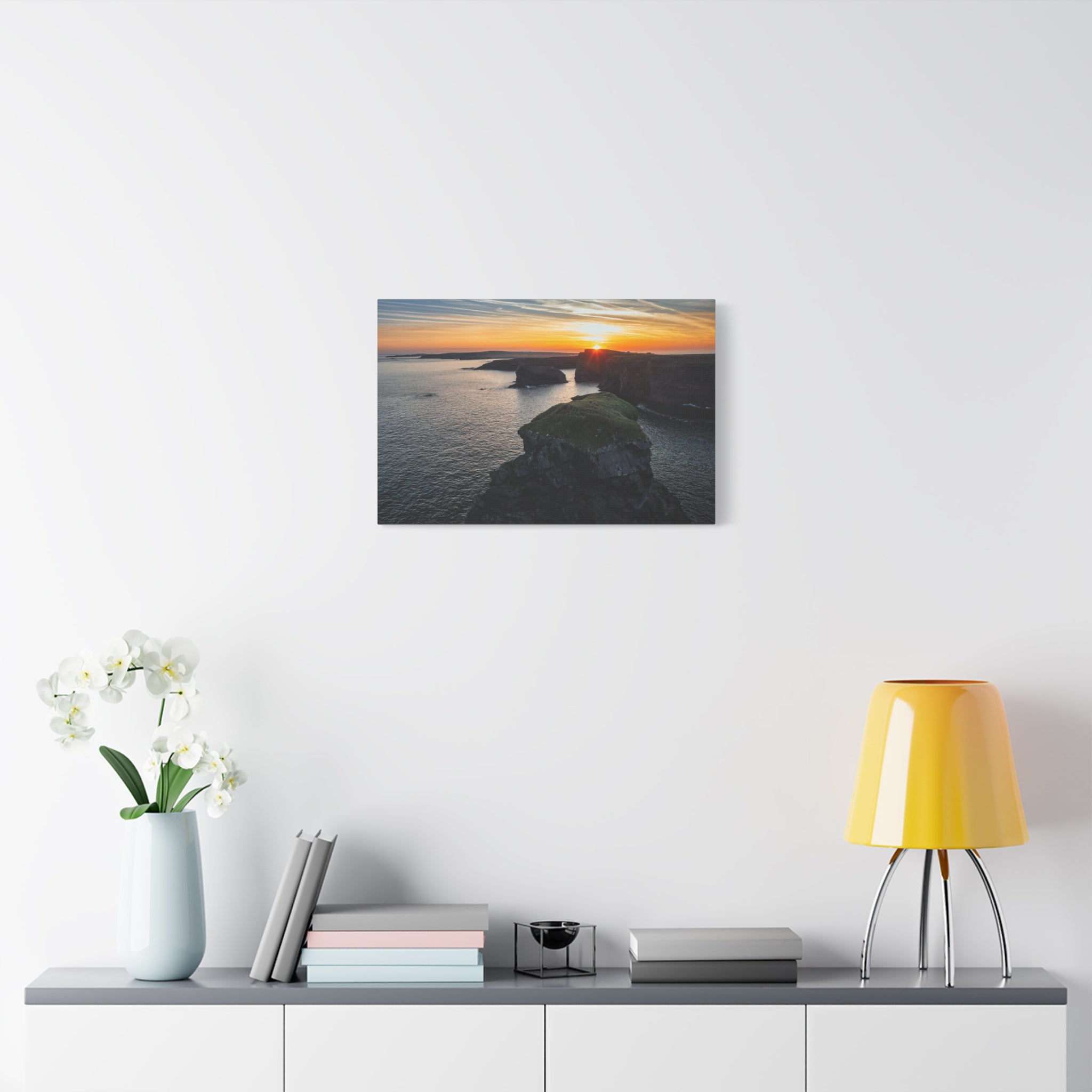 canvas-print-irish-landscape-wall-art-ocean-cliff-decor-stretched-matte-canvas-landscape-large-print-sunset-decor