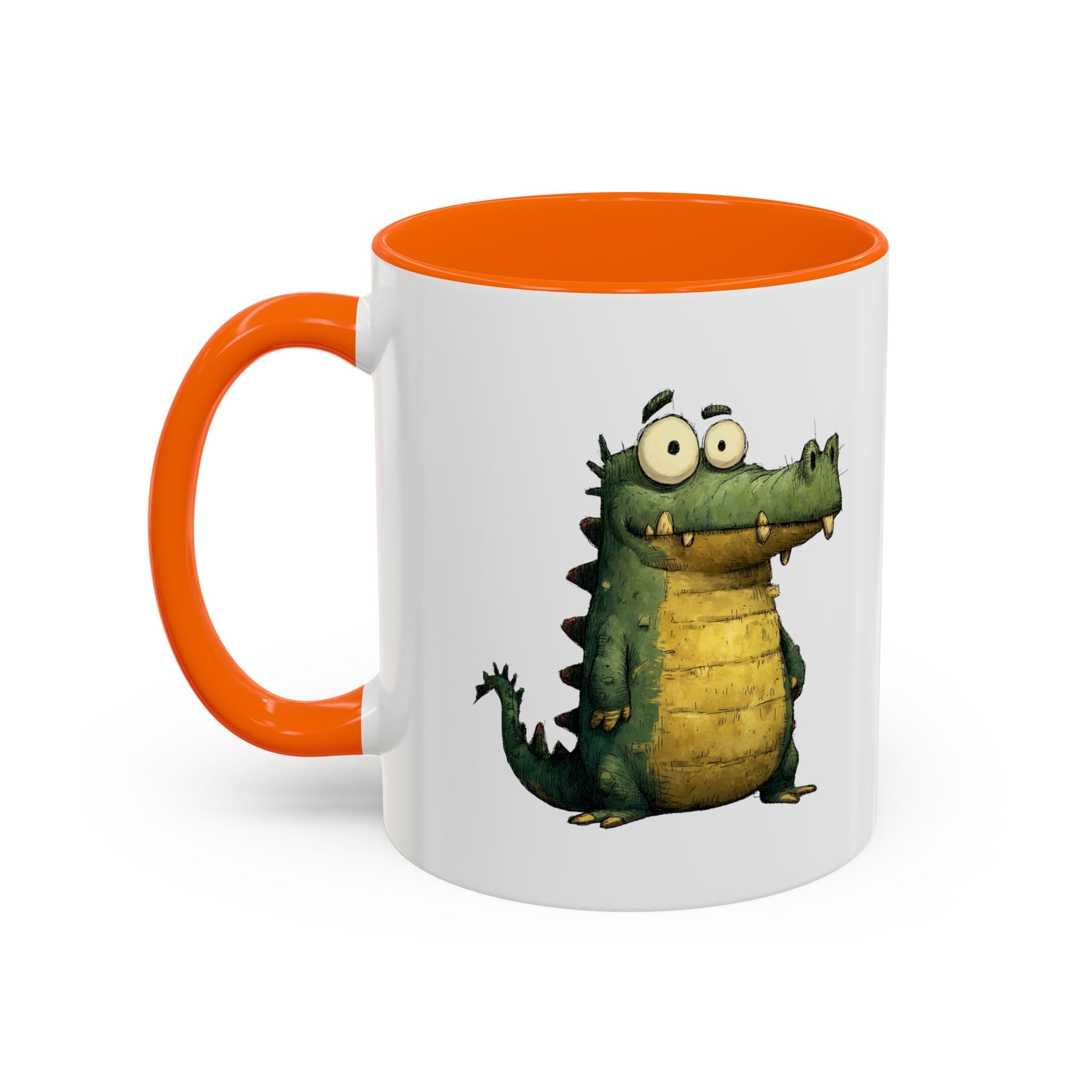 Funny Alligator Accent Coffee Mug | Cute Animal Mug for Nature Lovers, Ideal Gift for Birthdays, Holidays, Home Decor