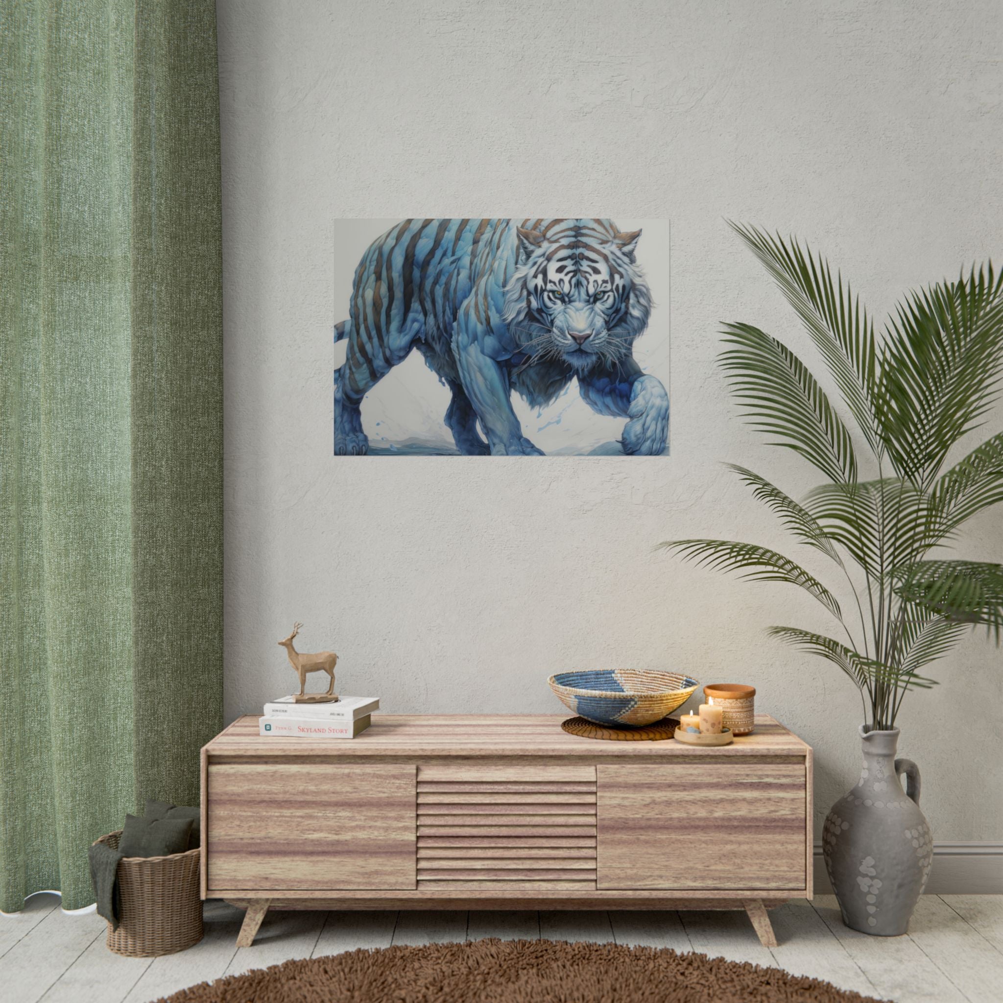 fantasy-white-tiger-poster-print-rolled-posters-for-wall-decor-tiger-wall-art-safari-animal-art-print-home-office-decor-jungl
