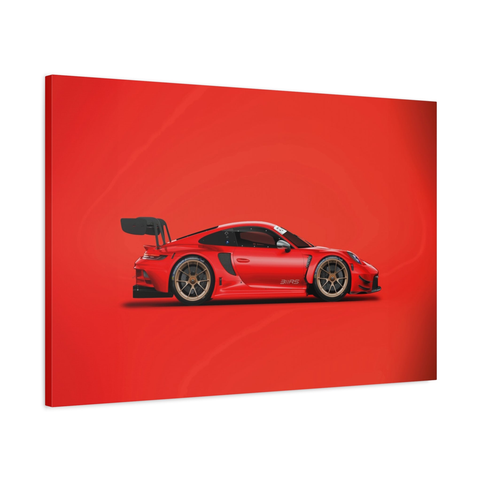 canvas-print-wall-art-porsche-911-red-gt3r-red-supercar-poster-matte-canvas-decor-stretched-large-canvas-wall-art-hypercars-1