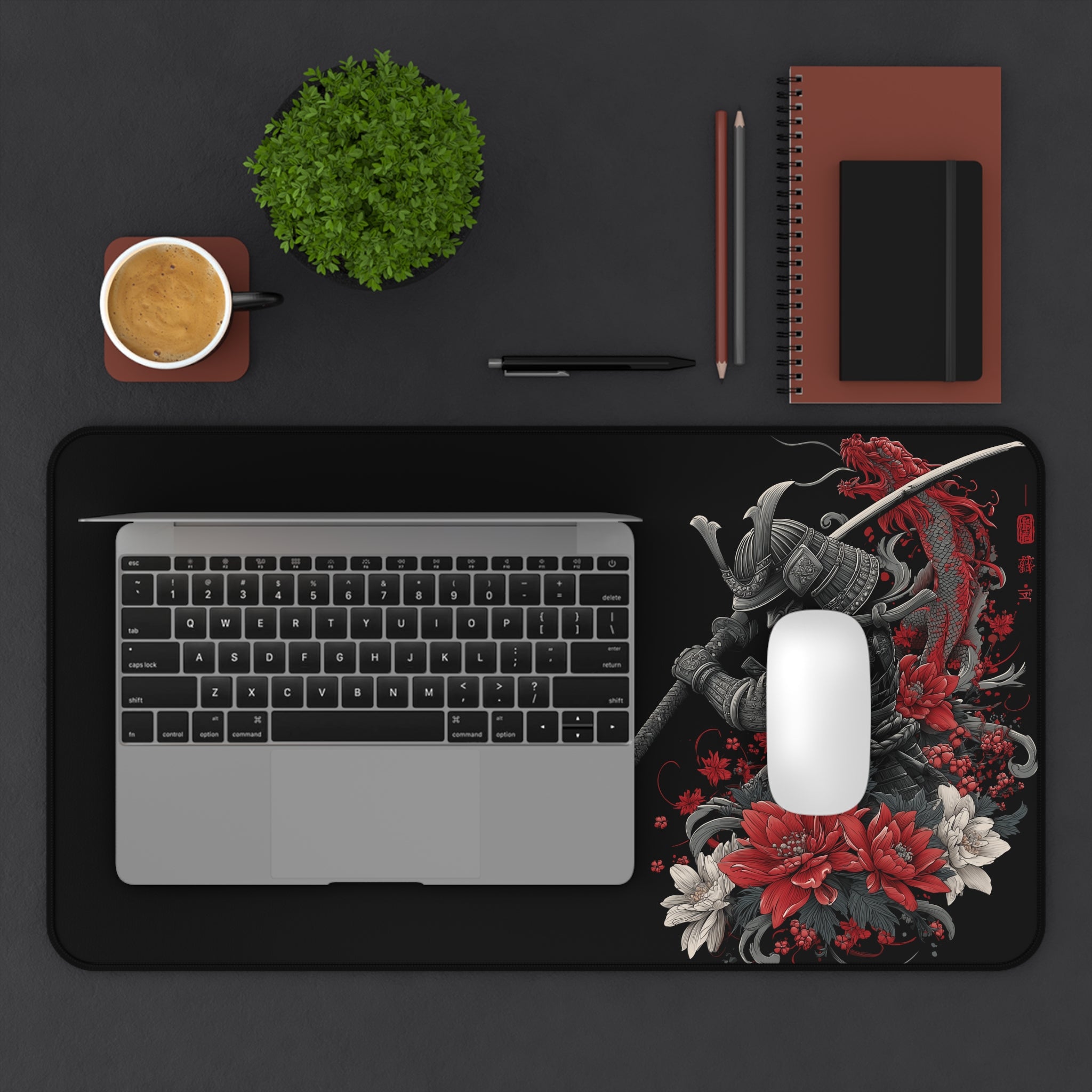 samurai-warrior-mouse-pad-japanese-katana-samurai-warrior-desk-mat-elegant-design-japanese-anime-samurai-desk-pad