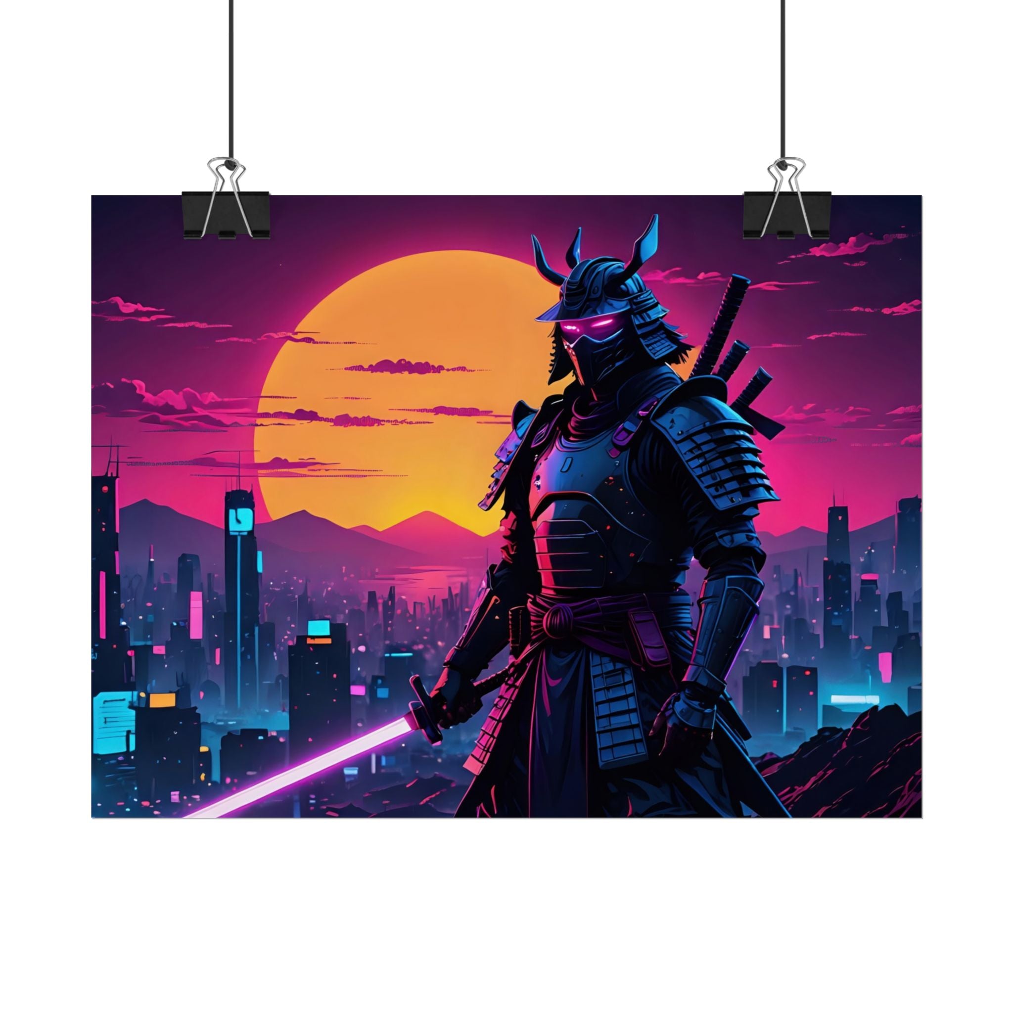 samurai-retrowave-poster-print-synthawave-wall-art-poster-gift-for-anime-fans-home-decor-japanese-art-retro-aesthetic-lightsa