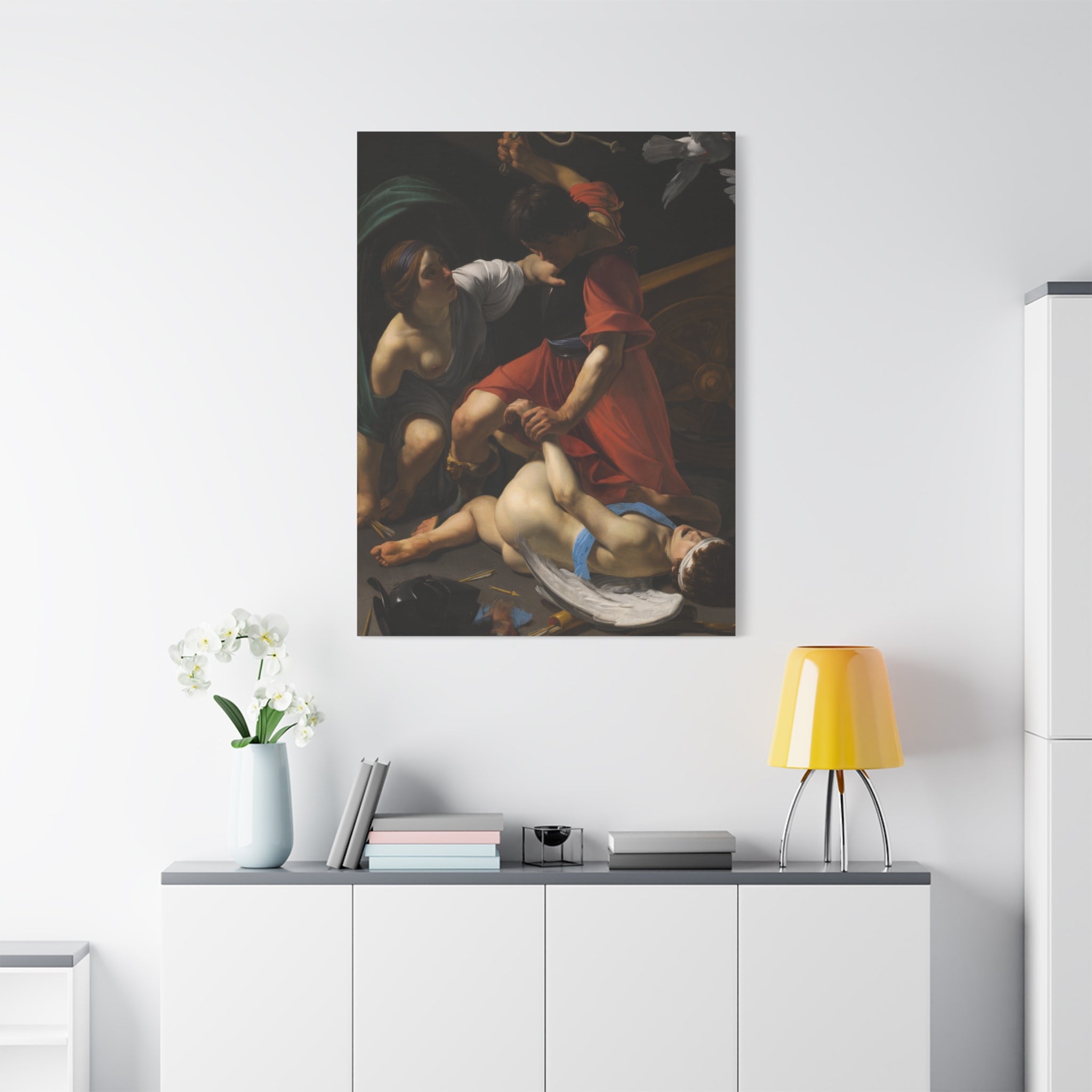 canvas-print-cupid-chastised-bartolomeo-manfredi-1613-matte-canvas-wall-art-stretched-1-25-inch-classic-art-decor-artwork