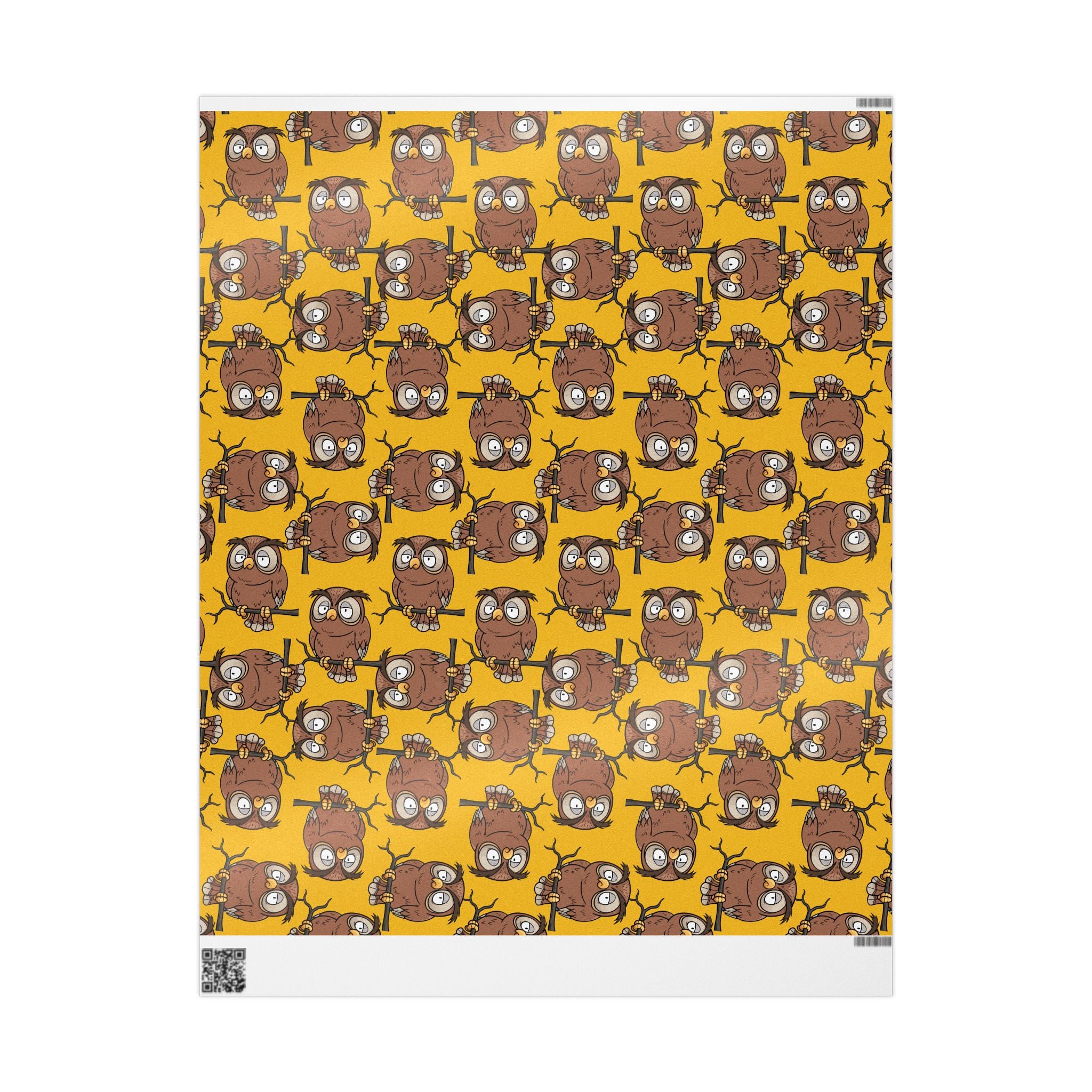 cute-owl-wrapping-papers-sleepy-owl-baby-gift-wrap-nursery-gift-wrap-gender-neutral-baby-shower-supplies-gift-packaging