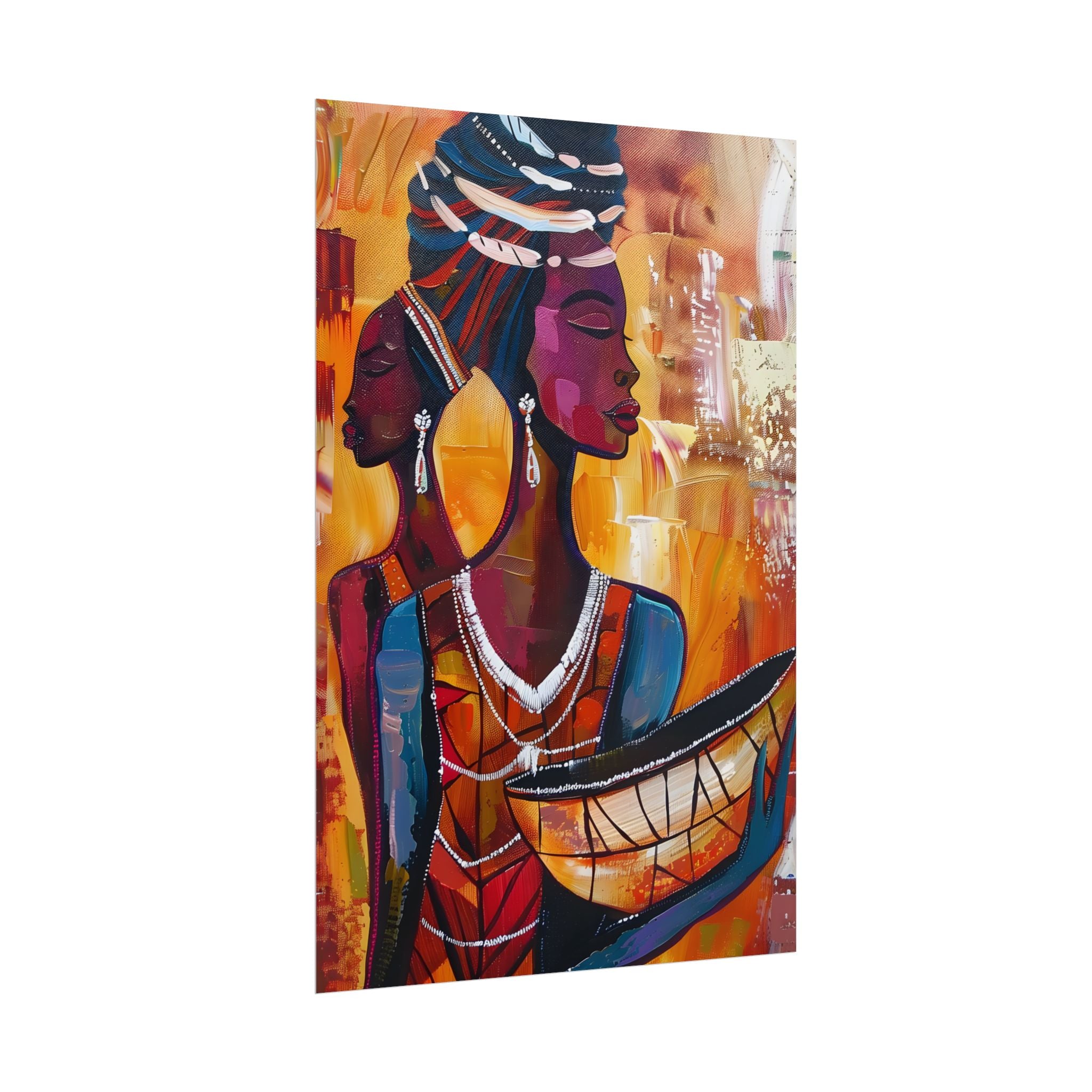 traditional-african-woman-poster-print-african-portrait-afrocentric-home-wall-decor-tribal-art-african-american-art-ethnic-wa