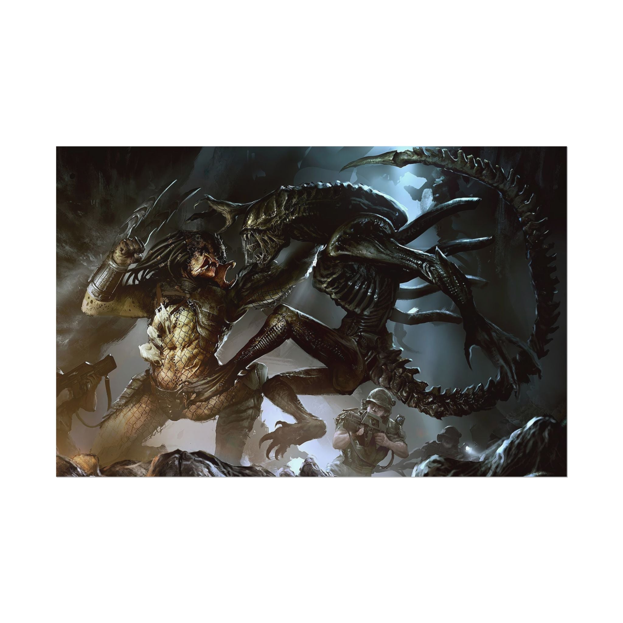 predator-alien-poster-print-xenomorph-si-fi-home-decor-movie-poster-pretador-fantasy-art