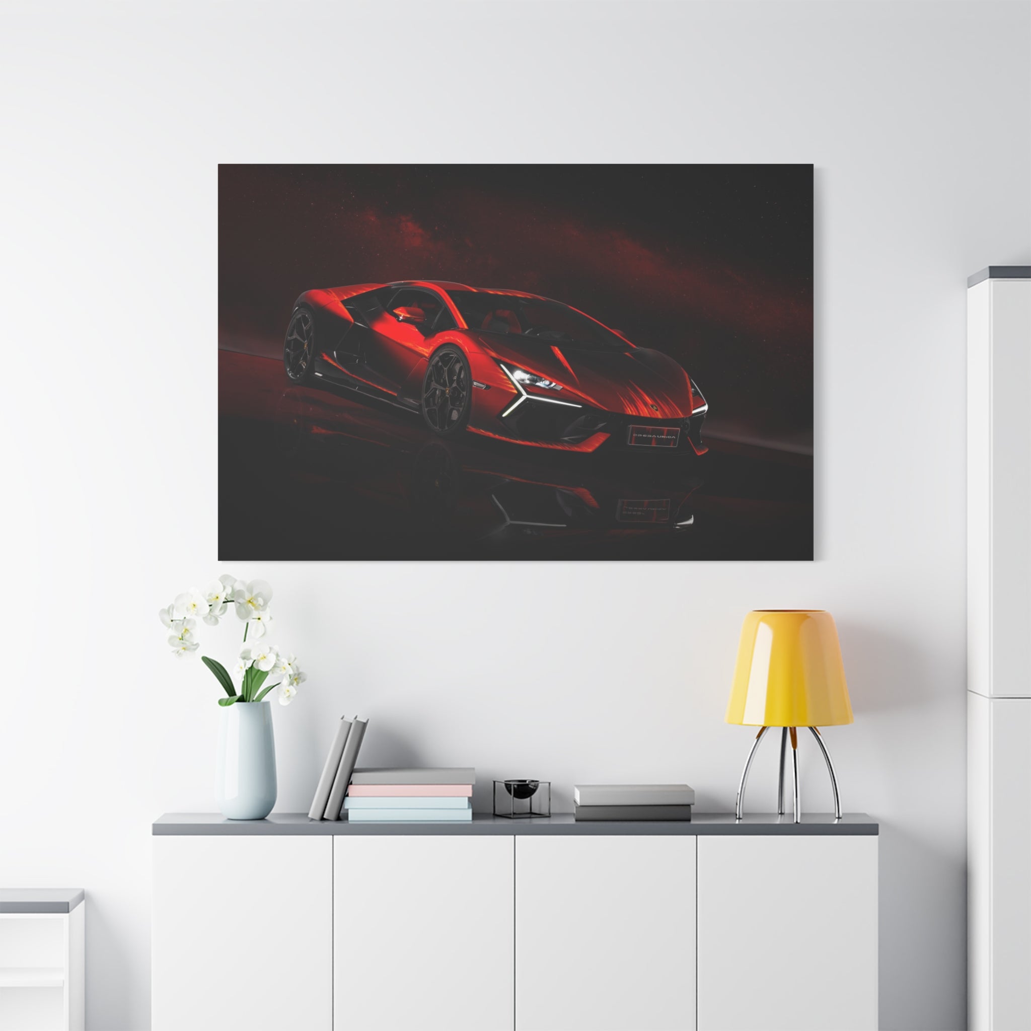 canvas-print-red-lamborghini-matte-finish-super-cars-stretched-wall-art-luxury-car-decor-gift-for-car-enthusiasts-home-office